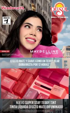Vista previa de Del Sol y Woolworth - Catálogo La Fiesta de la Belleza, nuevo folleto de la tienda, válido en México a partir del 02.10.2025