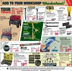 Preview of Menards weekly ads valid from 29.11.2025 | Page: 11 | Products: Plier, Wrench, Screwdriver, Battery