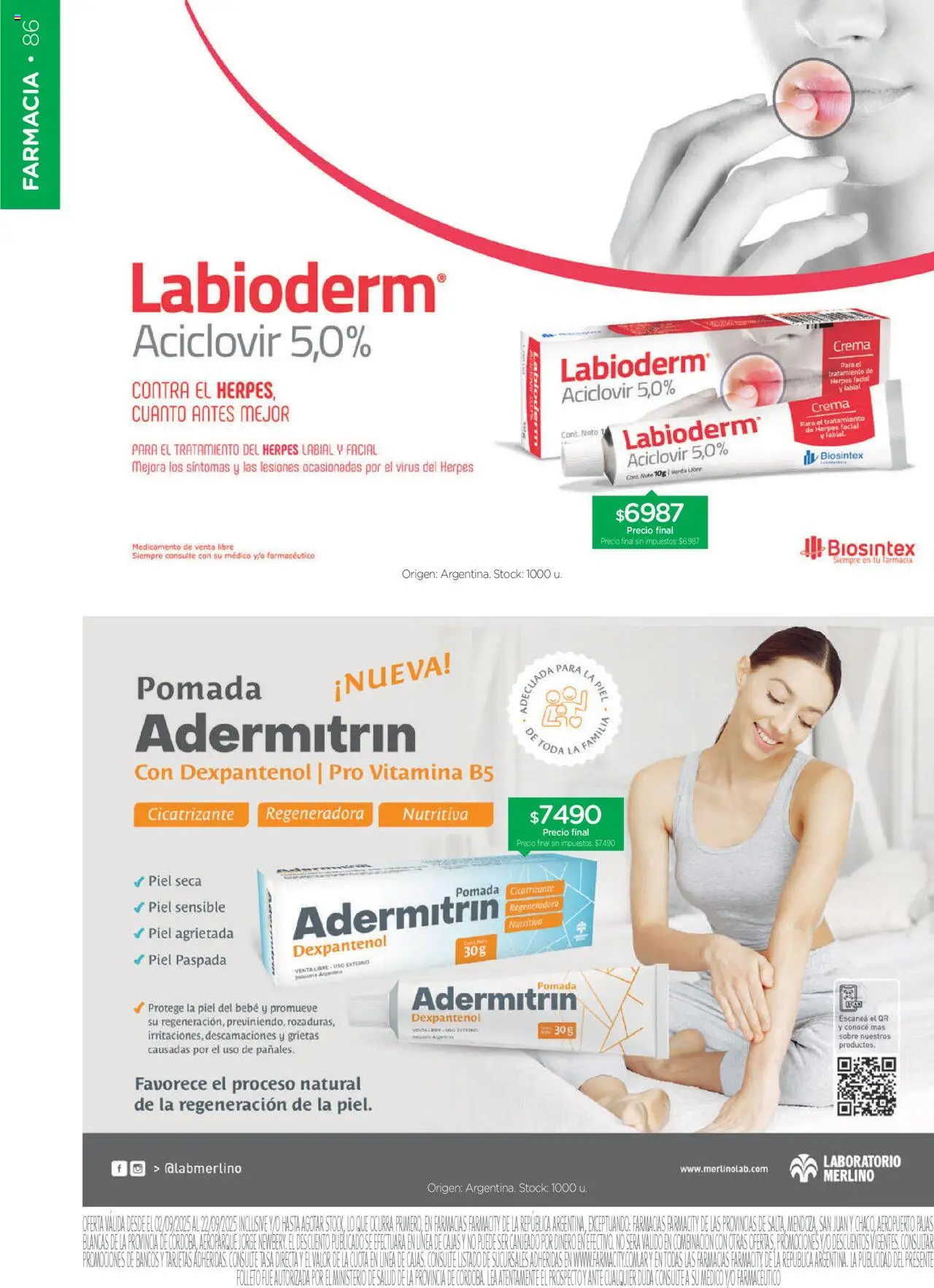 Farmacity catálogo │ válido desde el 02.09.2025 | Página: 86