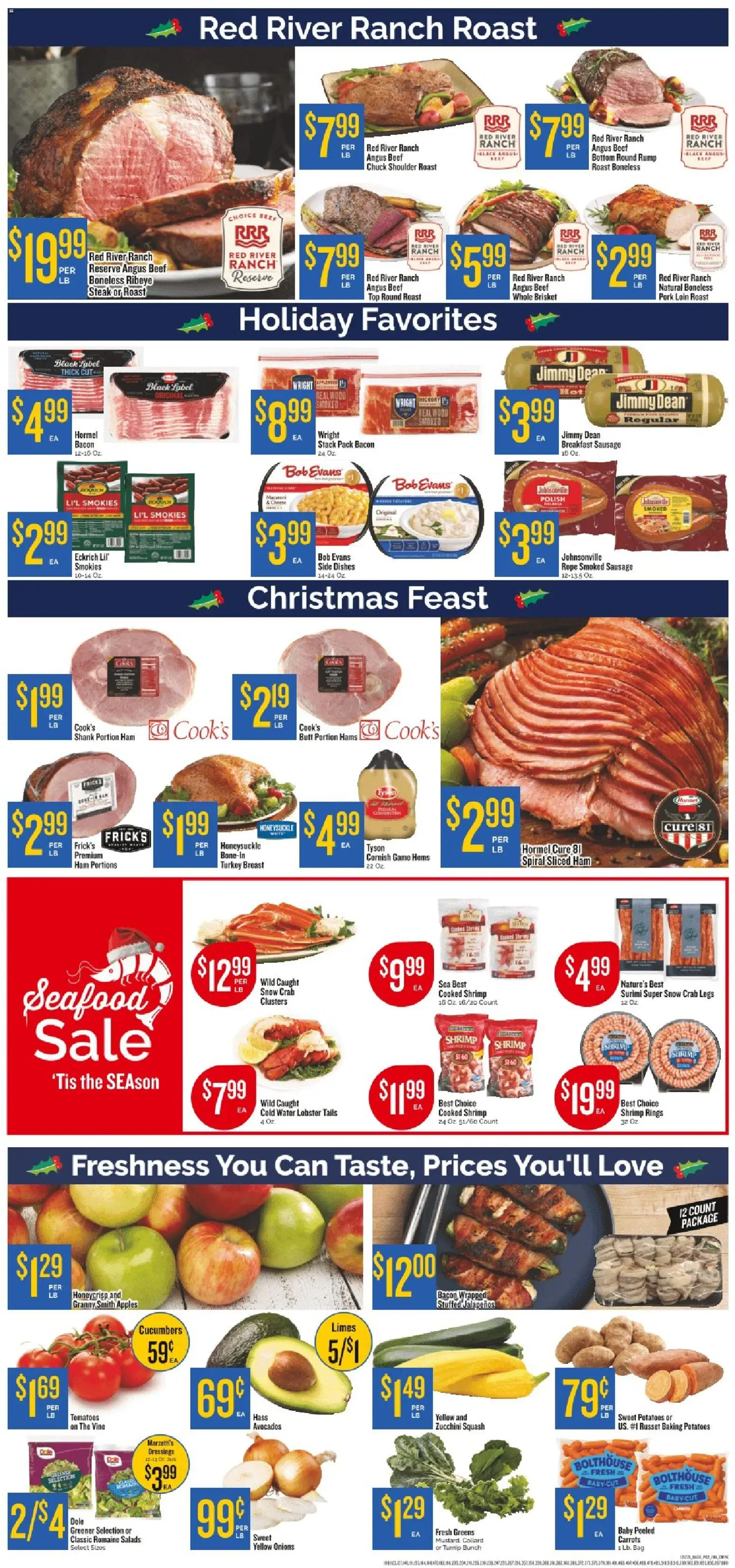 Homeland Weekly Ad - valid from 17.12.2025 | Page: 2 | Products: Ham, Cucumbers, Water, Seafood