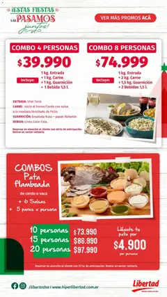 Vista previa Hipermercado Libertad - Especial Mesa Navideña  válido desde el 26.12.2025 | Página: 2 | Productos: Ensalada, Cerdo