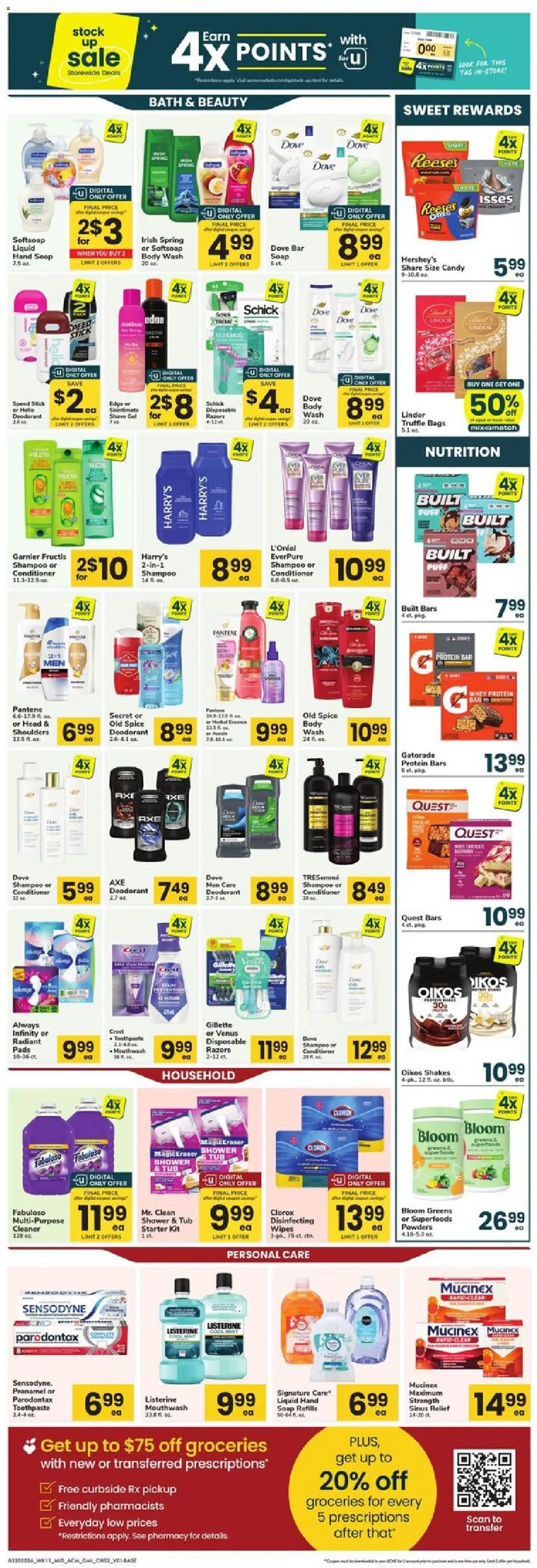 Acme Ad - valid from 20.03.2026 | Page: 2 | Products: Conditioner, Deodorant, Mouthwash, Pads