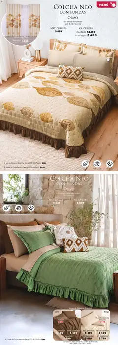 Vista previa de Colchas Concord catálogo, nuevo folleto de la tienda, válido en México a partir del 01.02.2026 | Página: 80 | Productos: Café, Funda, Almohada, Sabanas