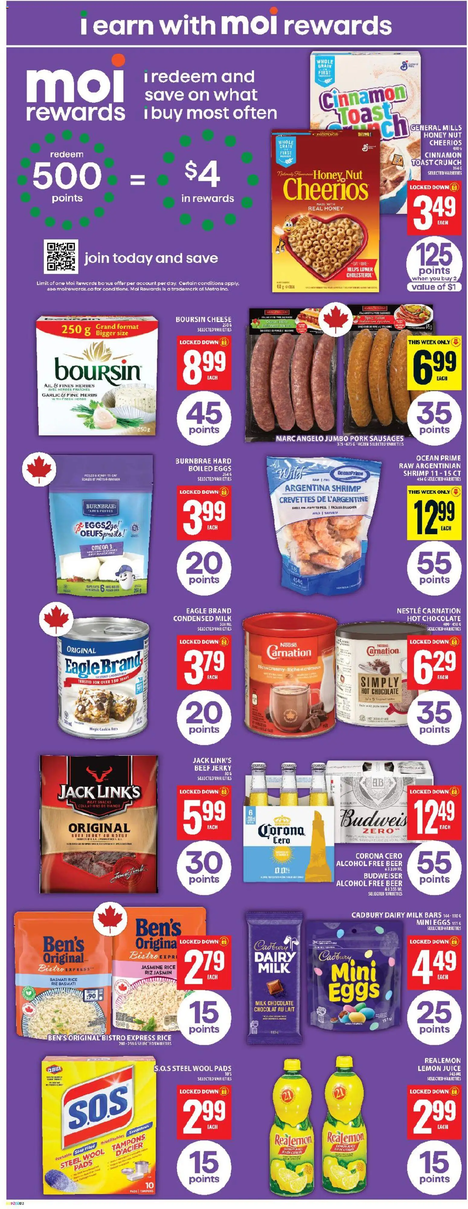 Food Basics flyer valid from 19.03.2026 | Page: 4 | Products: Beef, Chocolate, Juice, Beer