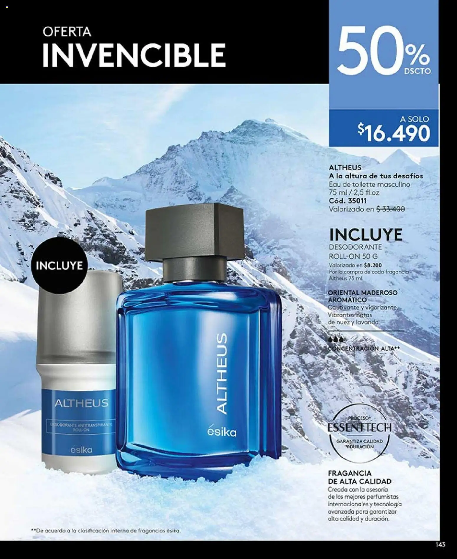 Catálogo Ésika Campaña 1 │ válido desde el 01.01.2026 | Página: 143 | Productos: Nuez, Fragancia, Eau de toilette, Desodorante