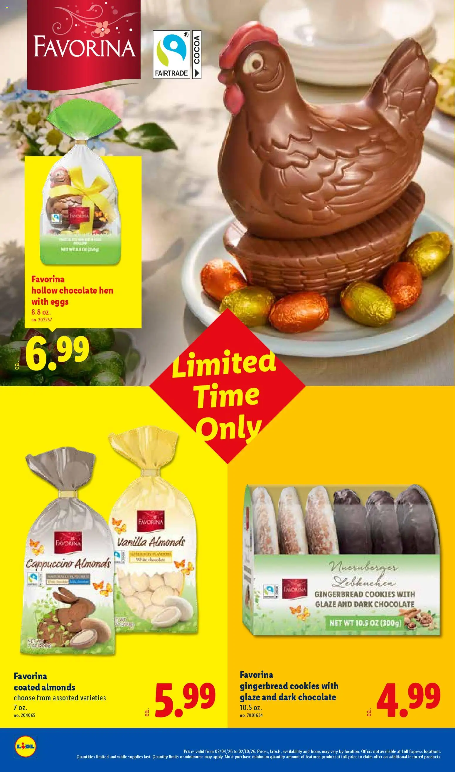 Lidl Weekly Ad - valid from 04.02.2026 | Page: 26 | Products: Eggs, Chocolate, Cookies