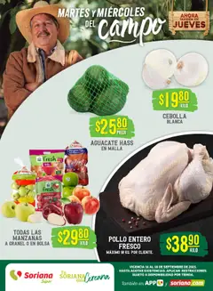Vista previa de Soriana - Martes y Miércoles del Campo Súper: Chih, Delicias, Dur y Coah (excepto Saltillo), nuevo folleto de la tienda, válido en México a partir del 16.09.2025