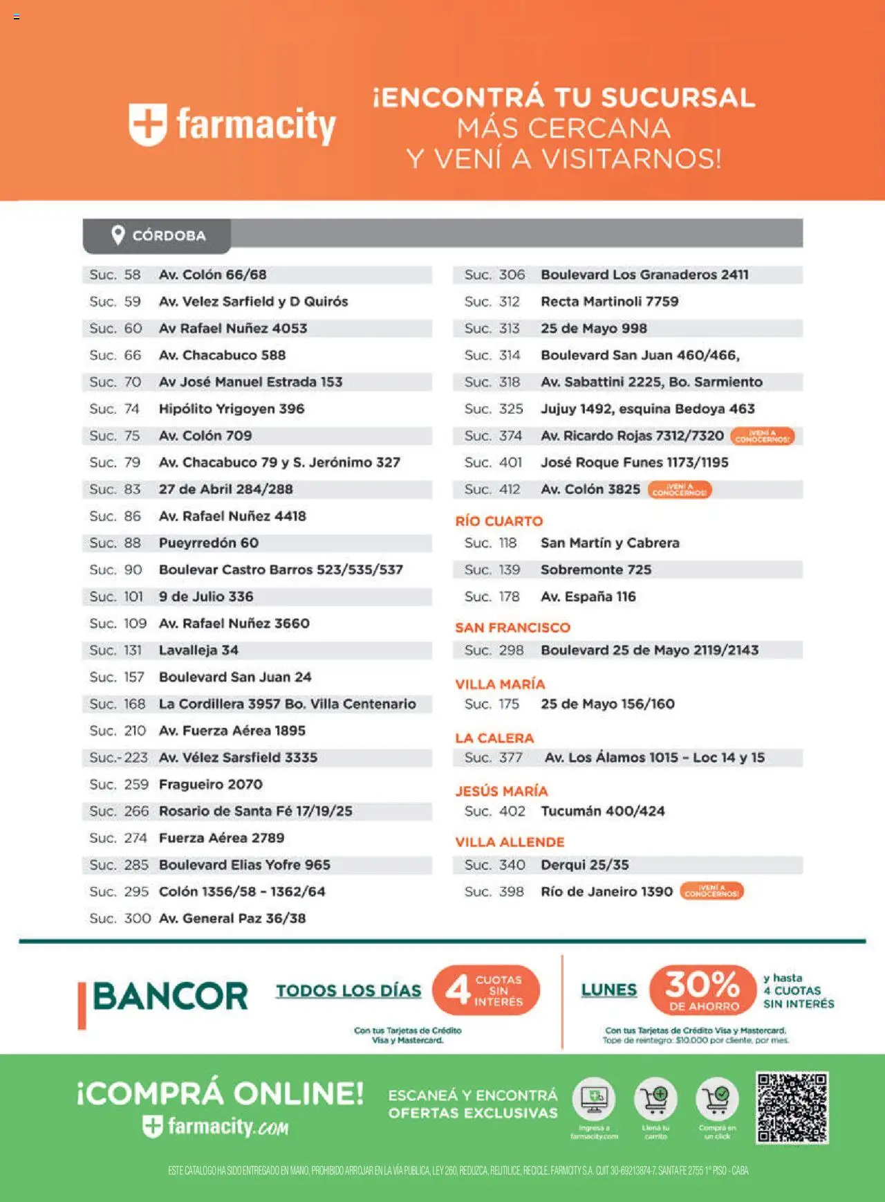 Farmacity catálogo │ válido desde el 01.10.2025 | Página: 96 | Productos: Rosario, General