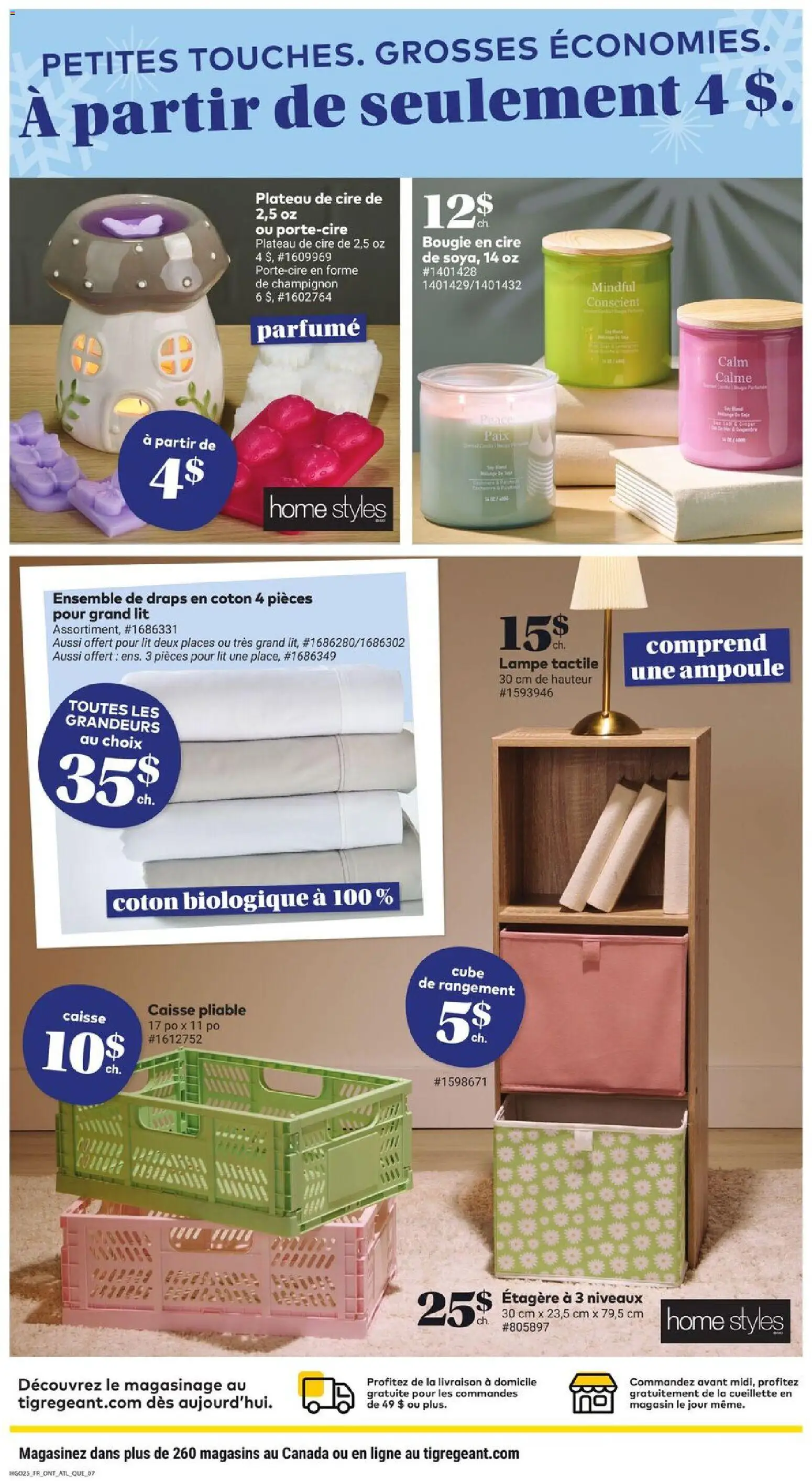 Giant Tiger flyer valid from 21.01.2026 | Page: 9 | Products: Bed, Shelf, Lamp