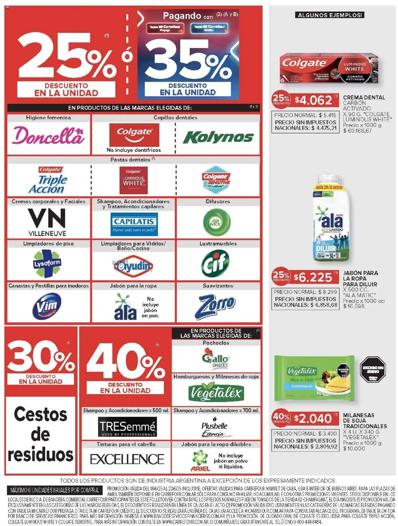 Carrefour Market catálogo │ válido desde el 18.06.2025 | Página: 9 | Productos: Teléfono, Lustramuebles, Ropa, Crema