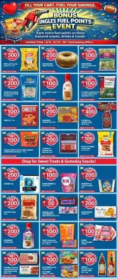 Preview of Ingles weekly ads valid from 11.02.2026 | Page: 9 | Products: Chocolate, Cream, Chocolate Chip, Bag