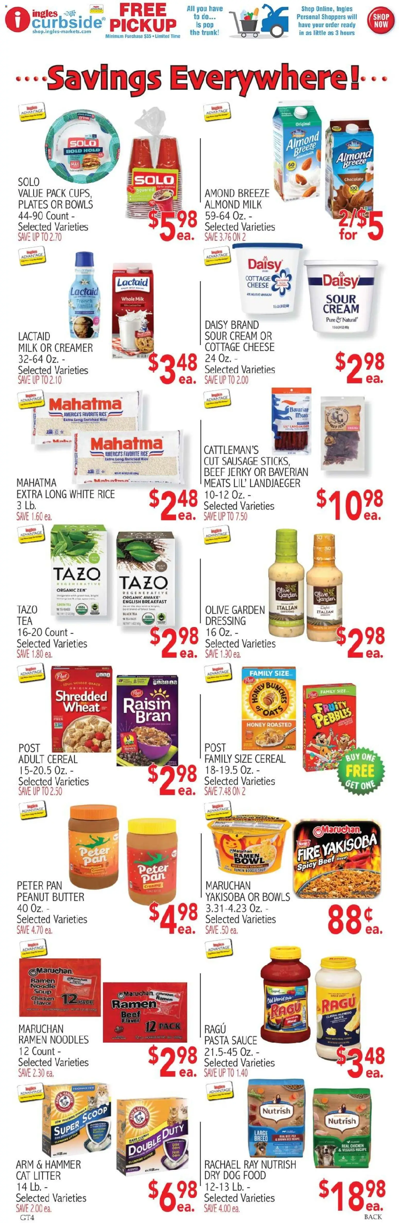 Ingles Weekly Ad - valid from 15.04.2026 | Page: 8 | Products: Hammer, Butter, Chocolate, Cream