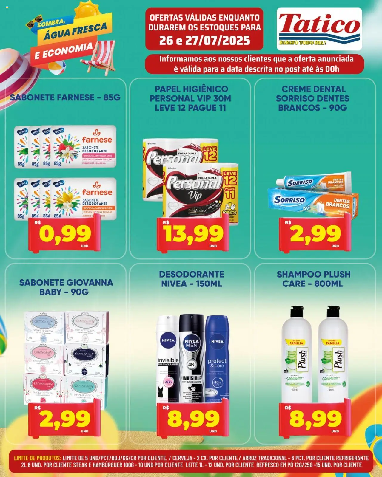 Tatico Folheto - válido de 28.07.2025 | Página: 38 | Produtos: Perfume, Leite, Creme, Sabonete