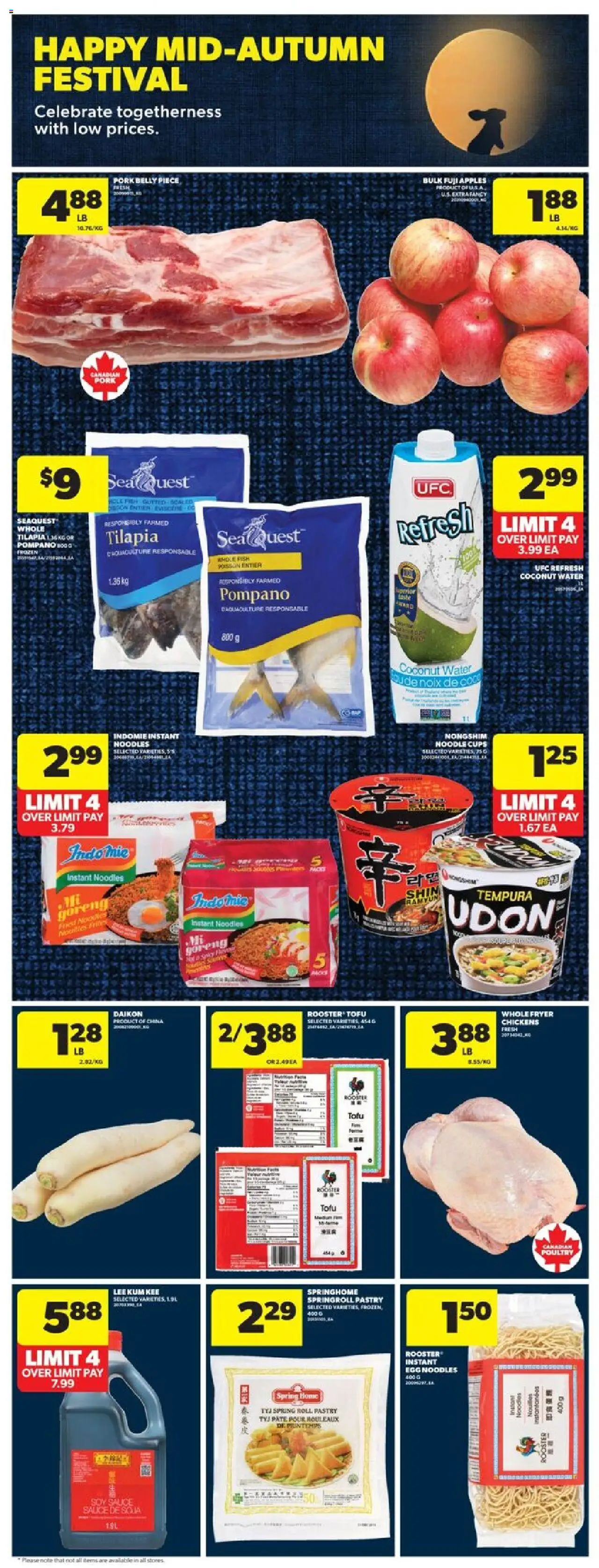 Real Canadian Superstore flyer valid from 11.09.2025 | Page: 25 | Products: Fish, Fryer, Pork, Apples