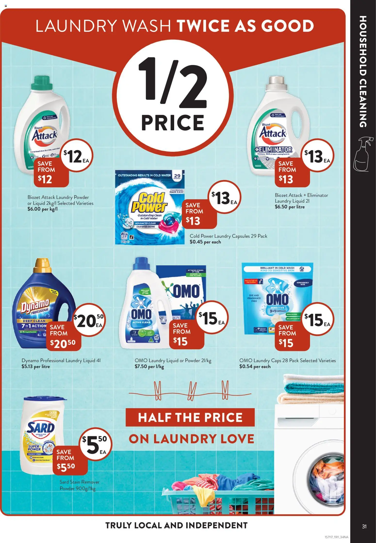 Foodworks catalogue - valid from 19.11.2025 | Page: 31 | Products: Household, Fragrance, Water, Laundry