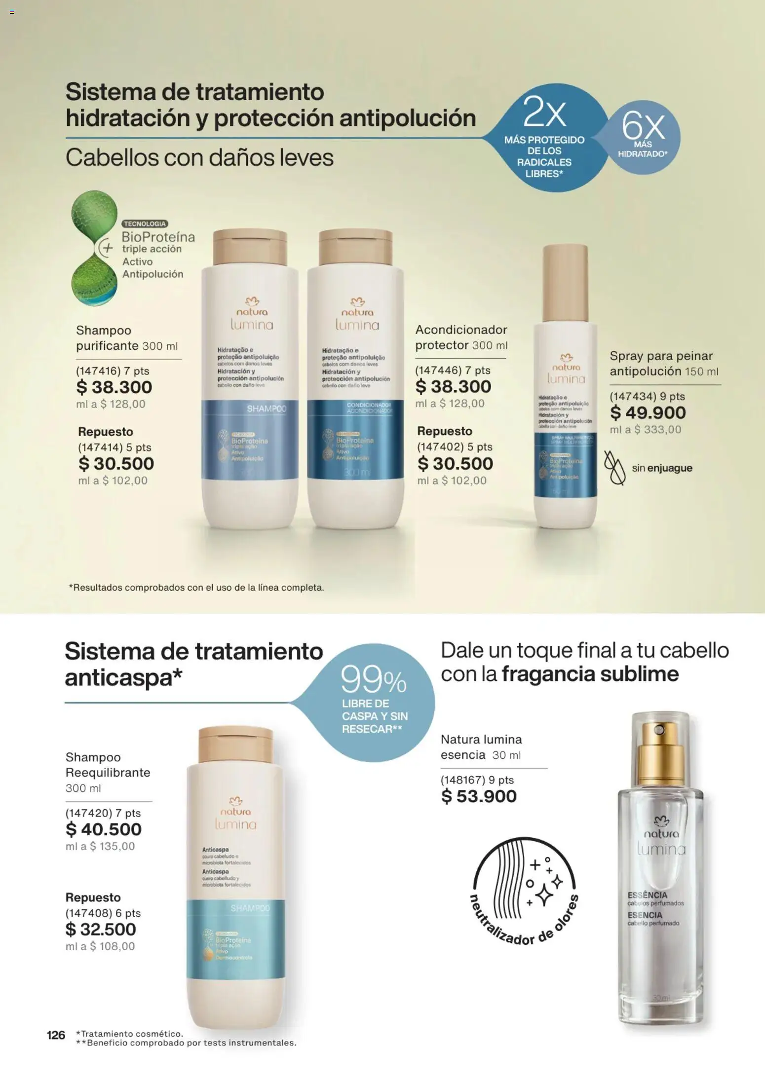 Natura revista - valida desde el 13.11.2025 | Página: 147 | Productos: Shampoo, Fragancia, Acondicionador