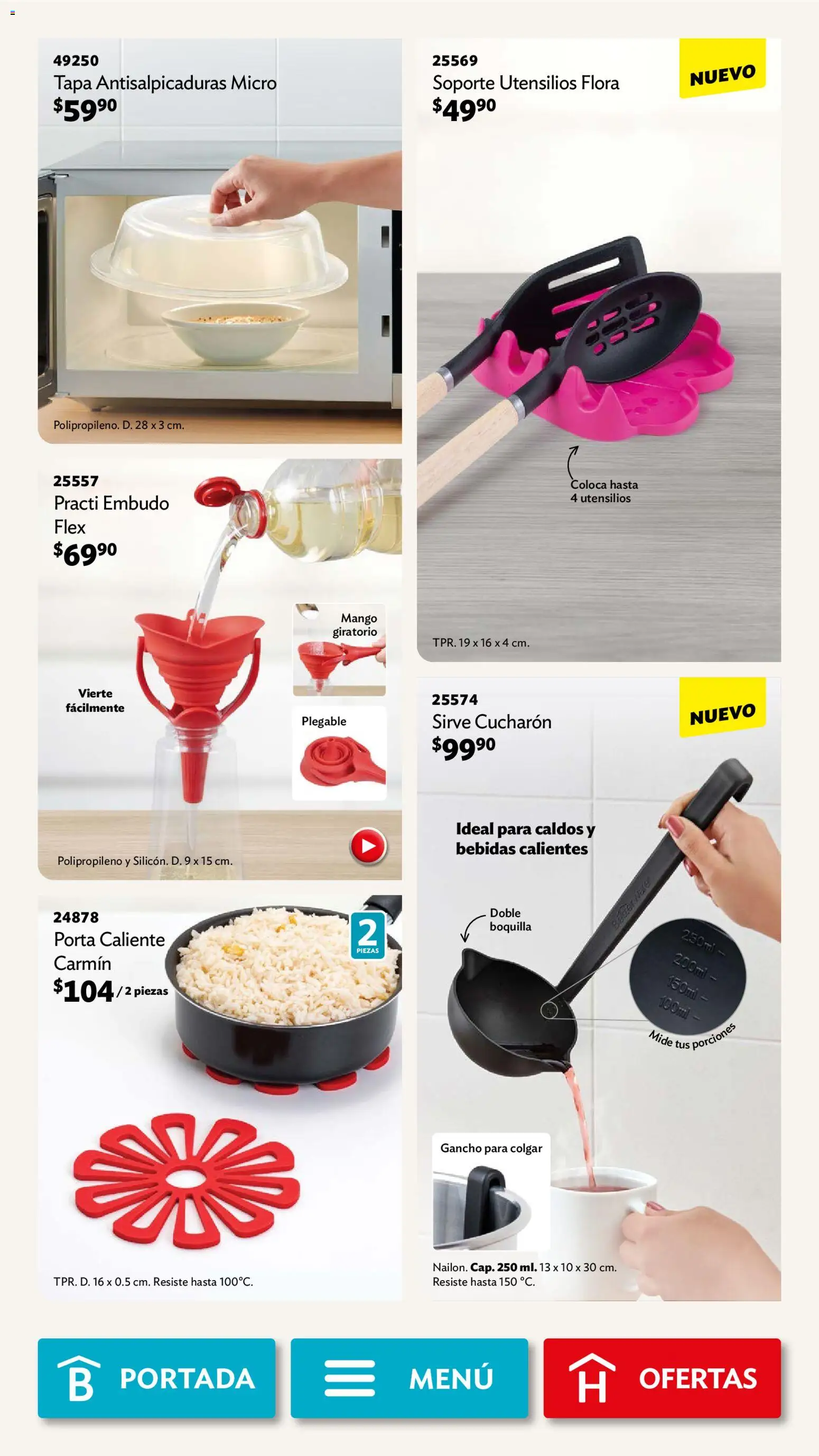 Nuevas ofertas de Betterware válidas en toda la República Mexicana desde el 01.12.2025. ¡Encuentra las mejores ofertas en Betterware campaña 12 2025! | Página: 41 | Productos: Mango, Cucharón