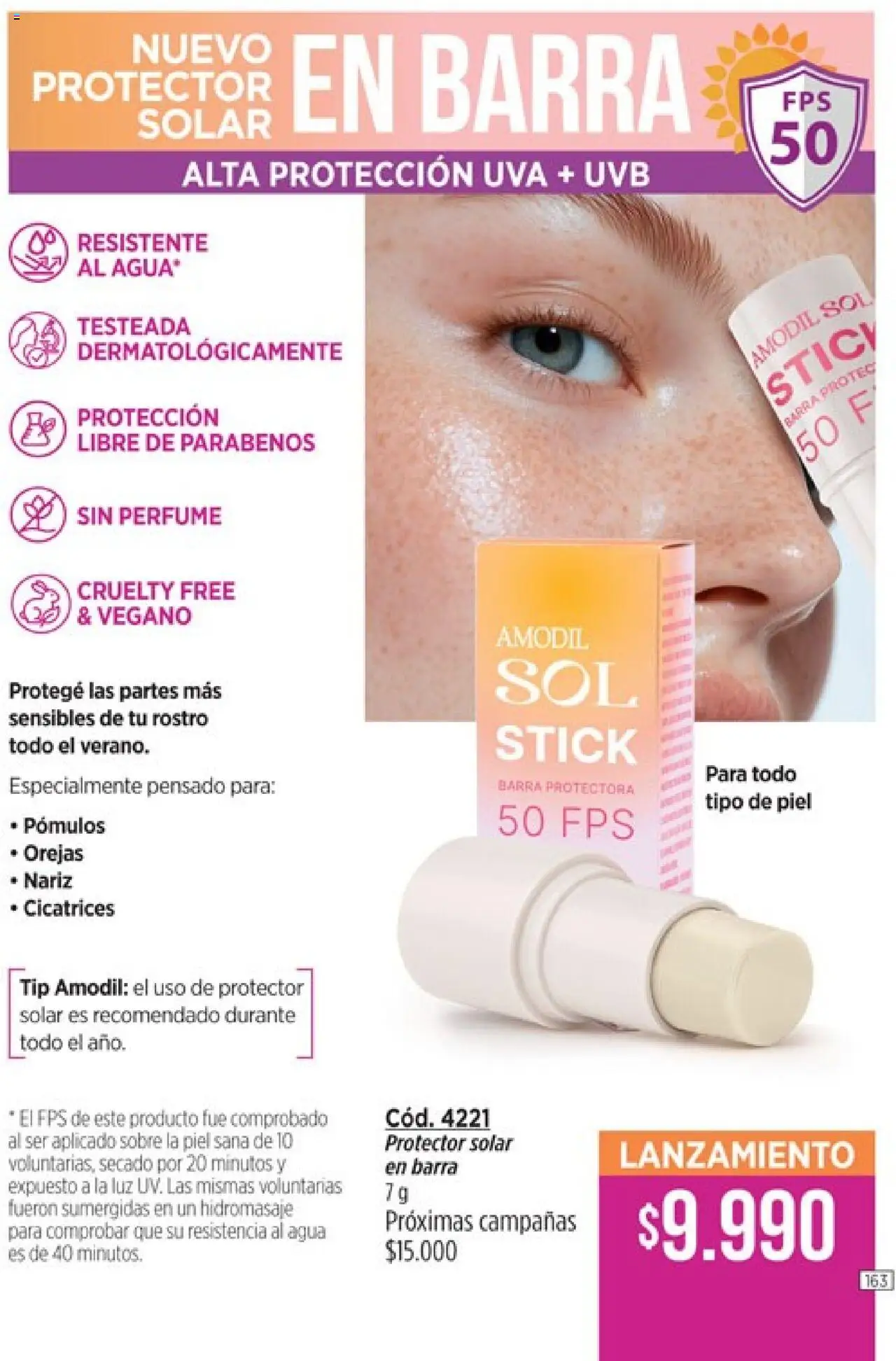 Catálogo Amodil Campaña 16 │ válido desde el 01.10.2025 | Página: 163 | Productos: Sobre, Perfume, Protector solar, Agua