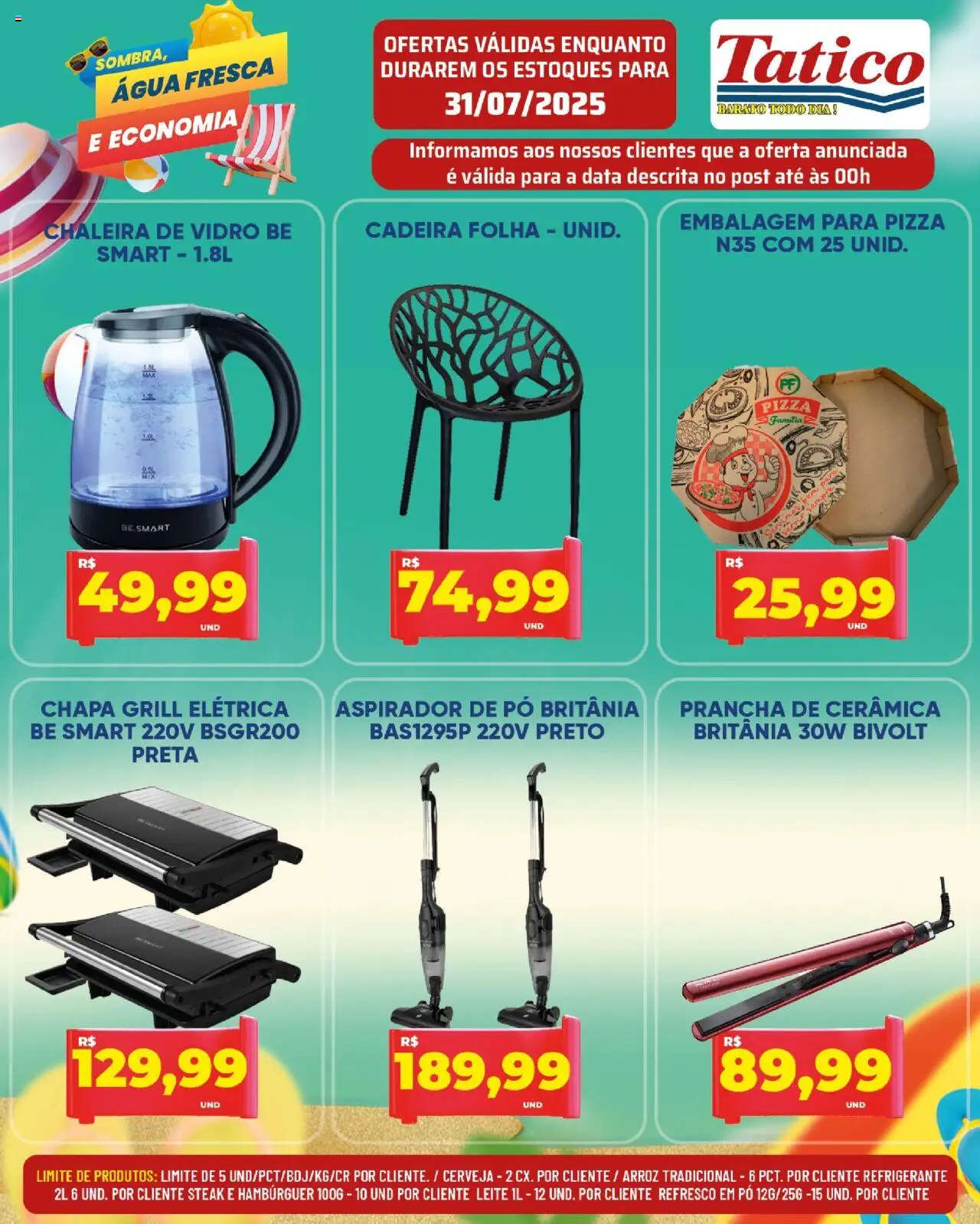 Tatico Folheto - válido de 31.07.2025 | Página: 23 | Produtos: Grill, Pó, Prancha, Cerveja