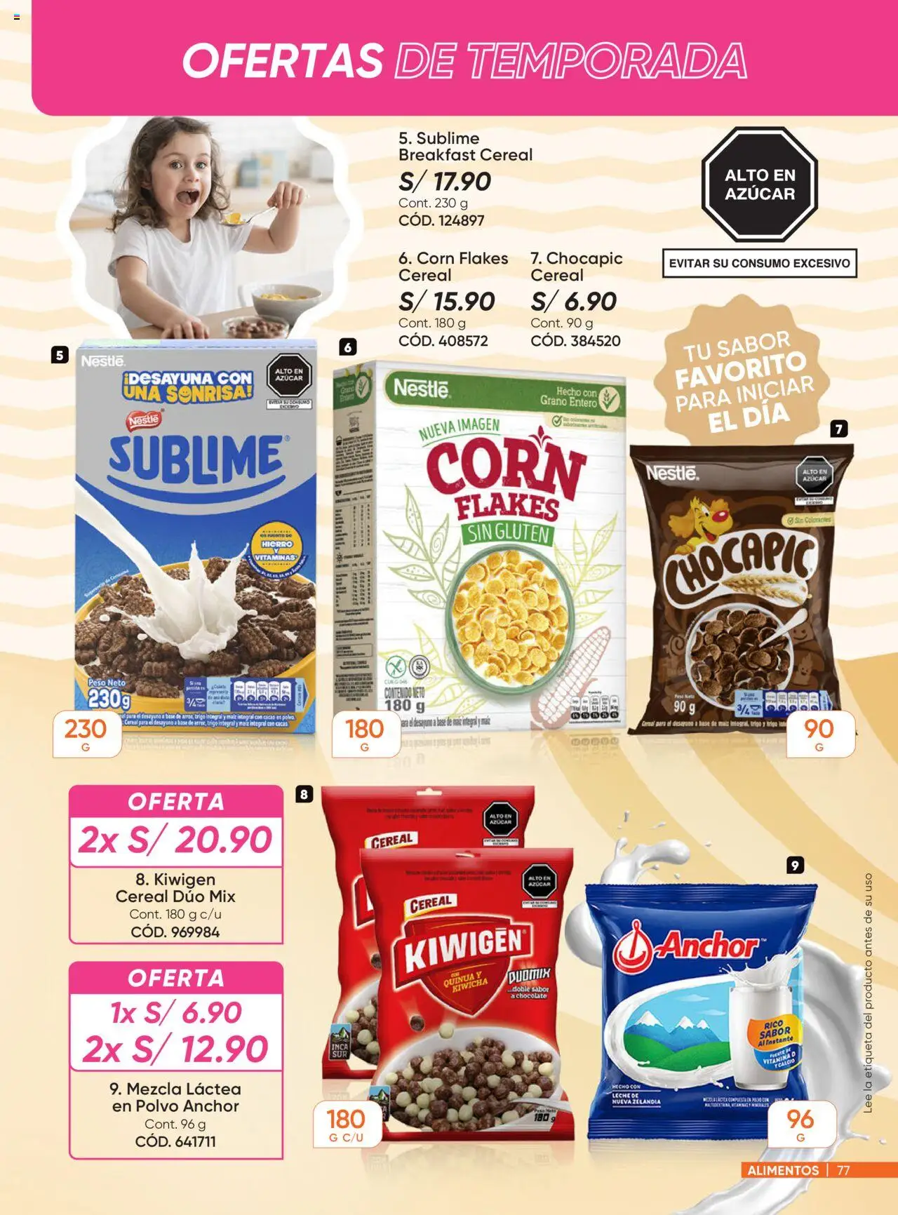 Catálogo Azzorti válido desde 29.09.2025 | Página: 77 | Productos: Leche, Chocolate, Peso, Polvo