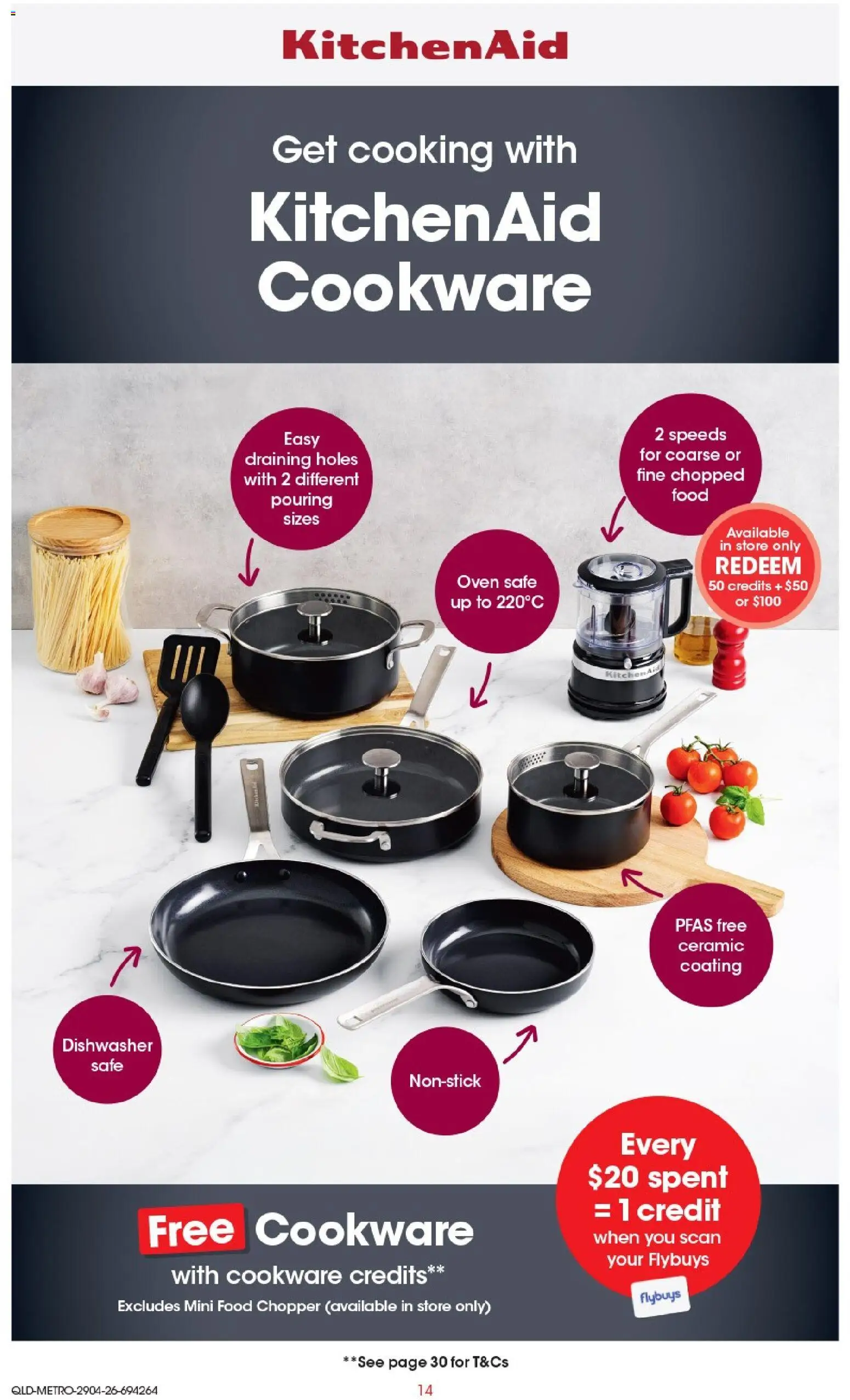 Coles catalogue - valid from 29.04.2026 | Page: 14 | Products: Cookware, Oven, Safe, Dishwasher