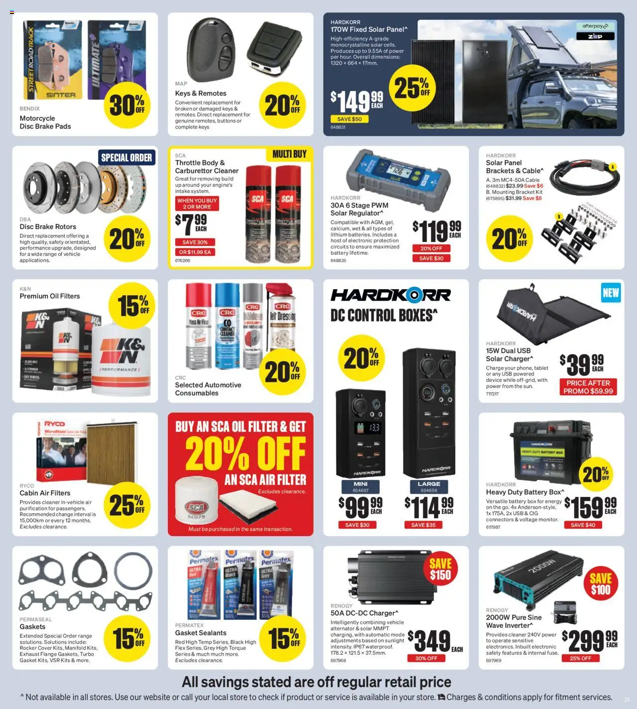 Supercheap Auto catalogue - valid from 10.09.2025 | Page: 20 | Products: Battery, Kits, Cleaner, Flour