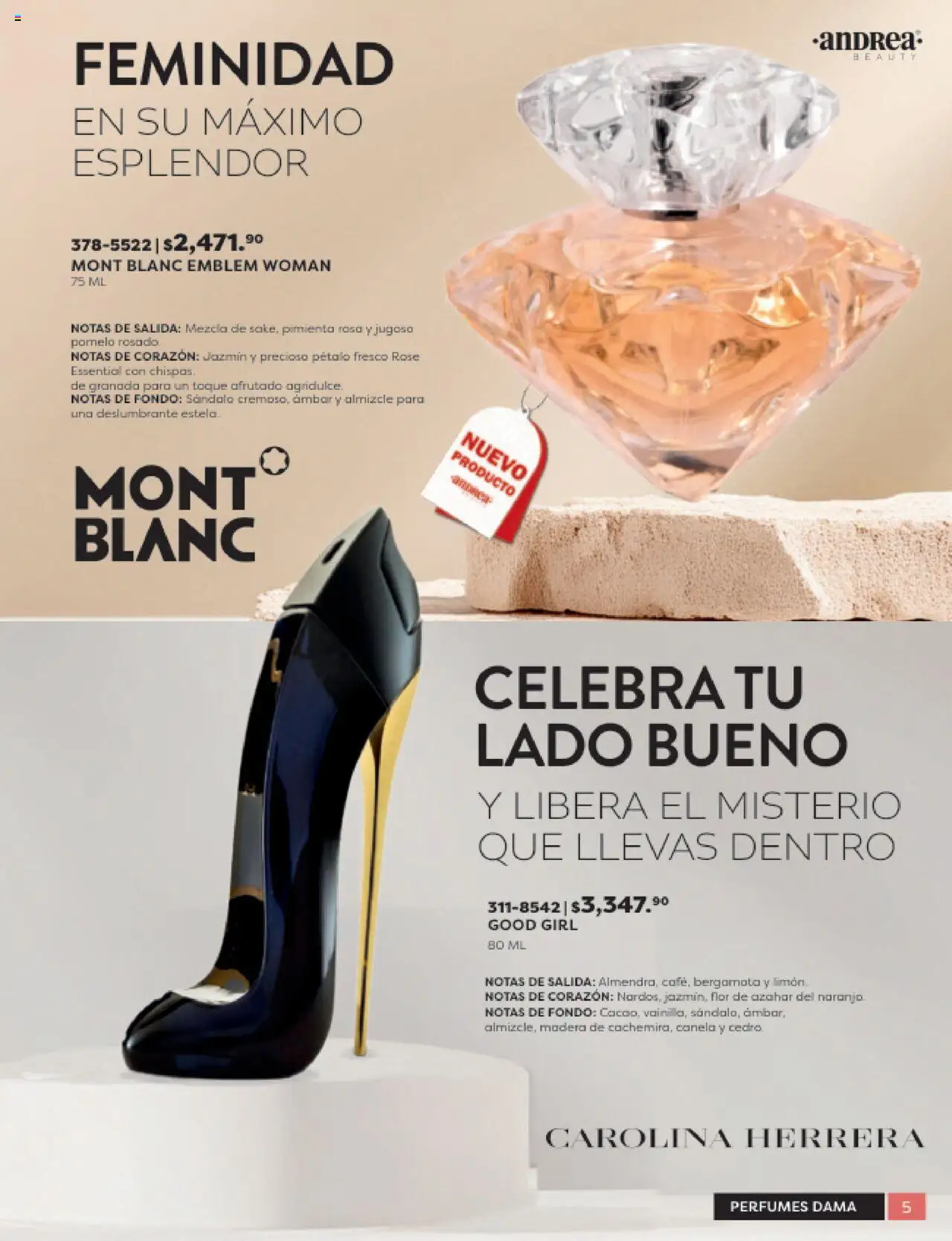 Nuevas ofertas de Andrea válidas en toda la República Mexicana desde el 03.10.2025. ¡Encuentra las mejores ofertas en Andrea - Catálogo Beauty - 20% en todo el catálogo! | Página: 5 | Productos: Pimienta