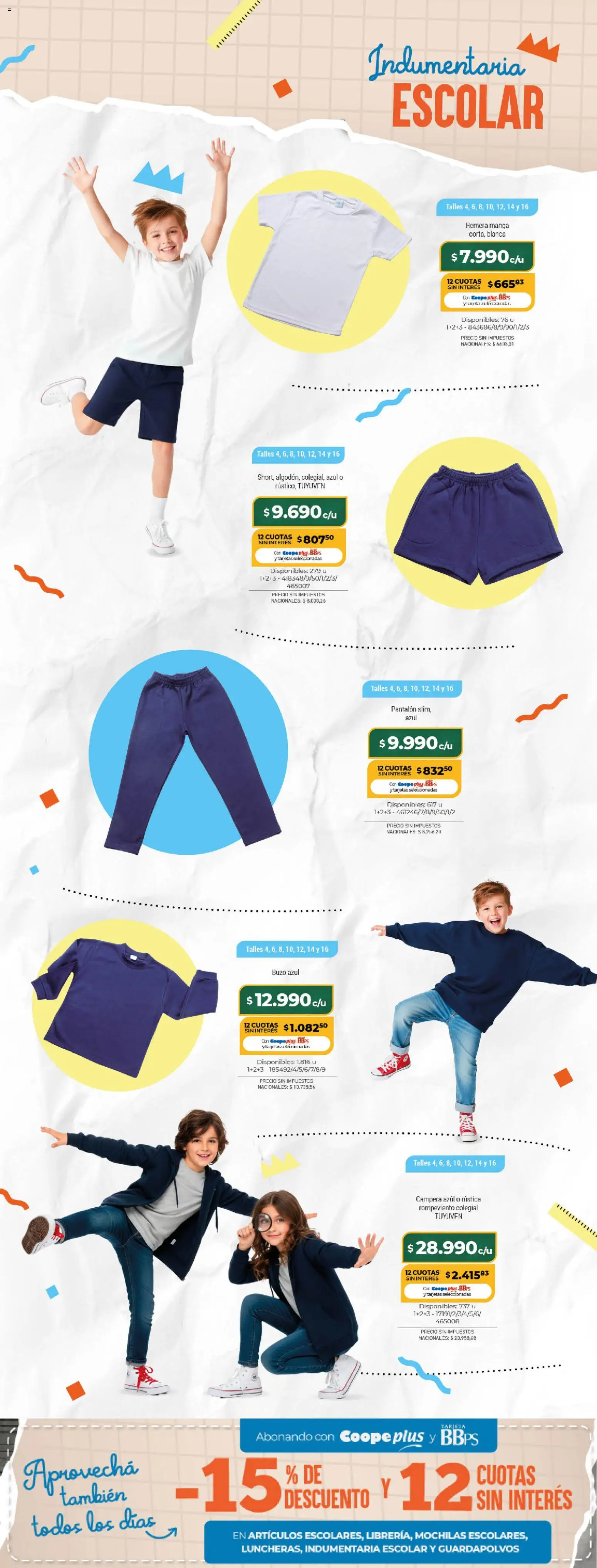 Cooperativa Obrera - La Canasta de La Coope │ válido desde el 09.02.2026 | Página: 9 | Productos: Manga, Buzo, Campera