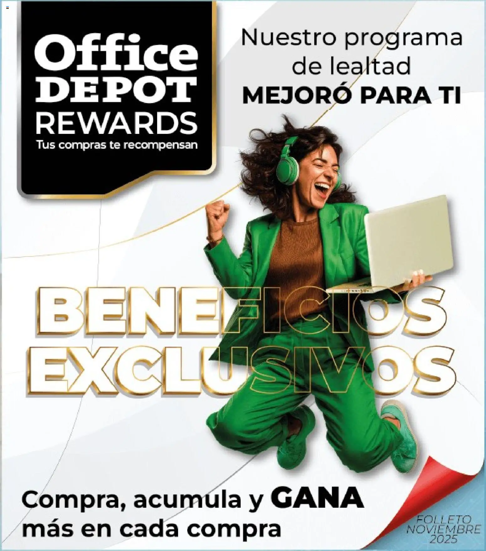 Nuevas ofertas de Office Depot válidas en toda la República Mexicana desde el 01.11.2025. ¡Encuentra las mejores ofertas en Office Depot catálogo! | Página: 1