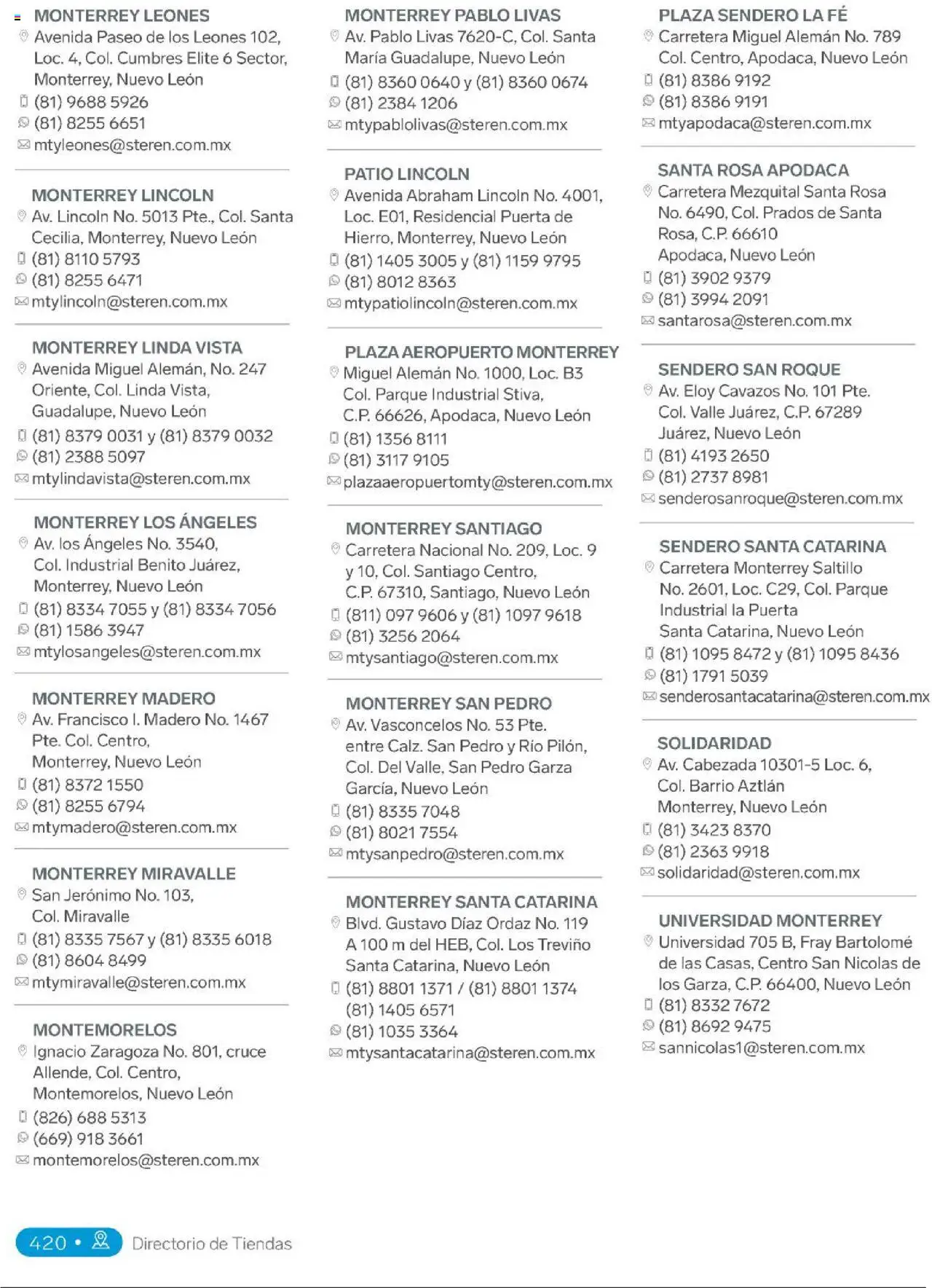 Nuevas ofertas de Steren válidas en toda la República Mexicana desde el 01.01.2025. ¡Encuentra las mejores ofertas en Steren catálogo! | Página: 438