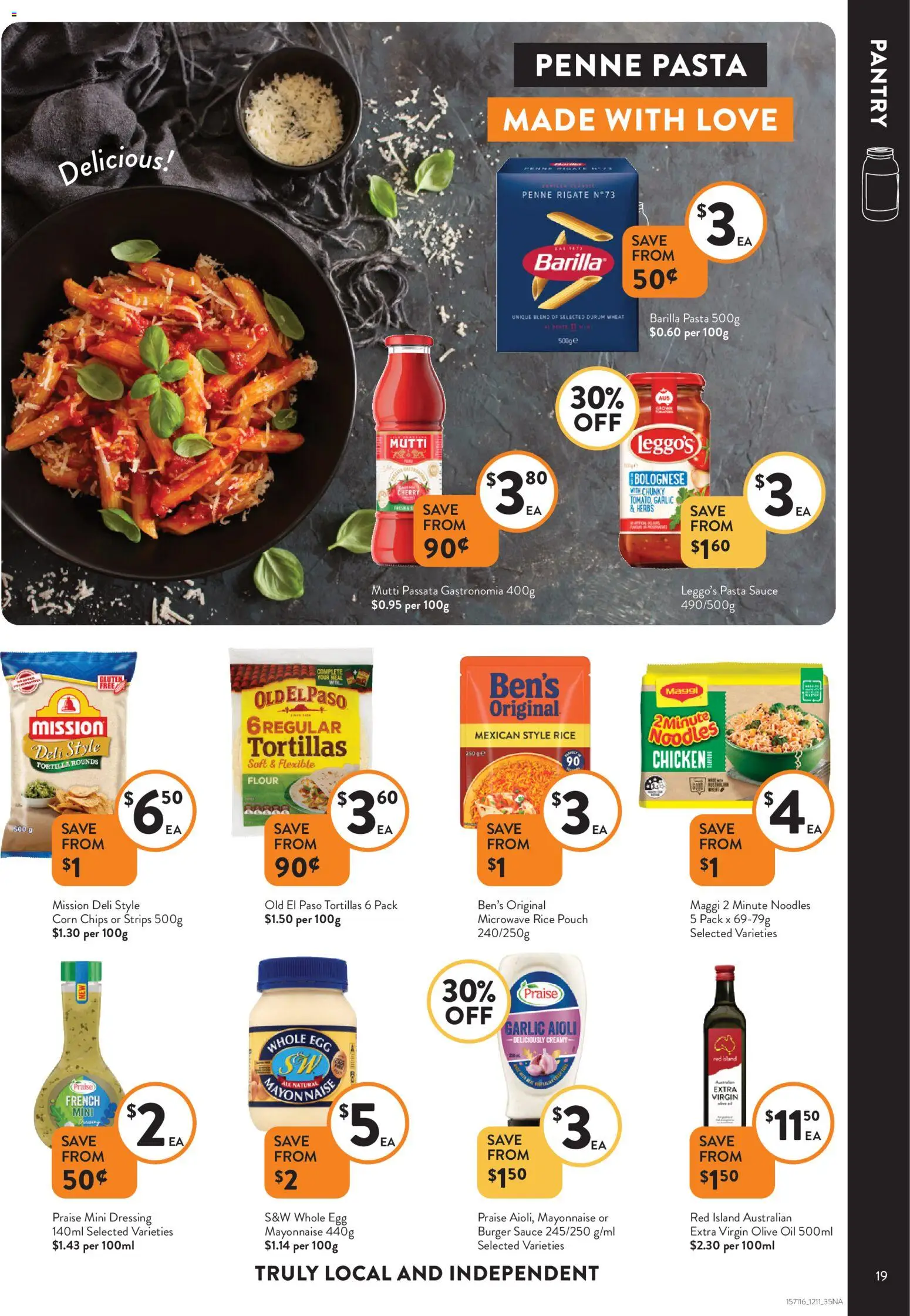Foodworks catalogue - valid from 12.11.2025 | Page: 19 | Products: Oil, Rice, Noodles, Sauce