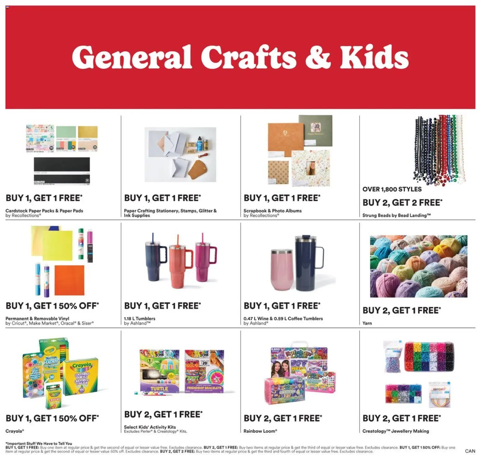 Michaels Weekly Ad - valid from 30.01.2026 | Page: 4 | Products: Ink, Coffee, Wine, Pads