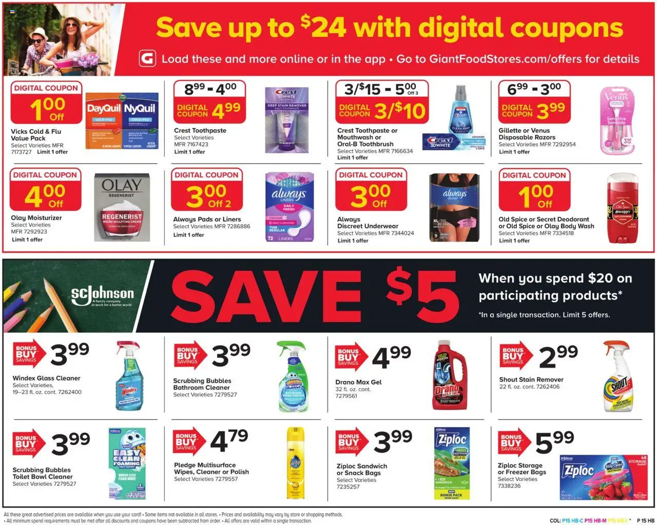 Giant Weekly Ad - valid from 08.08.2025 | Page: 21 | Products: Mouthwash, Cream, Underwear, Freezer