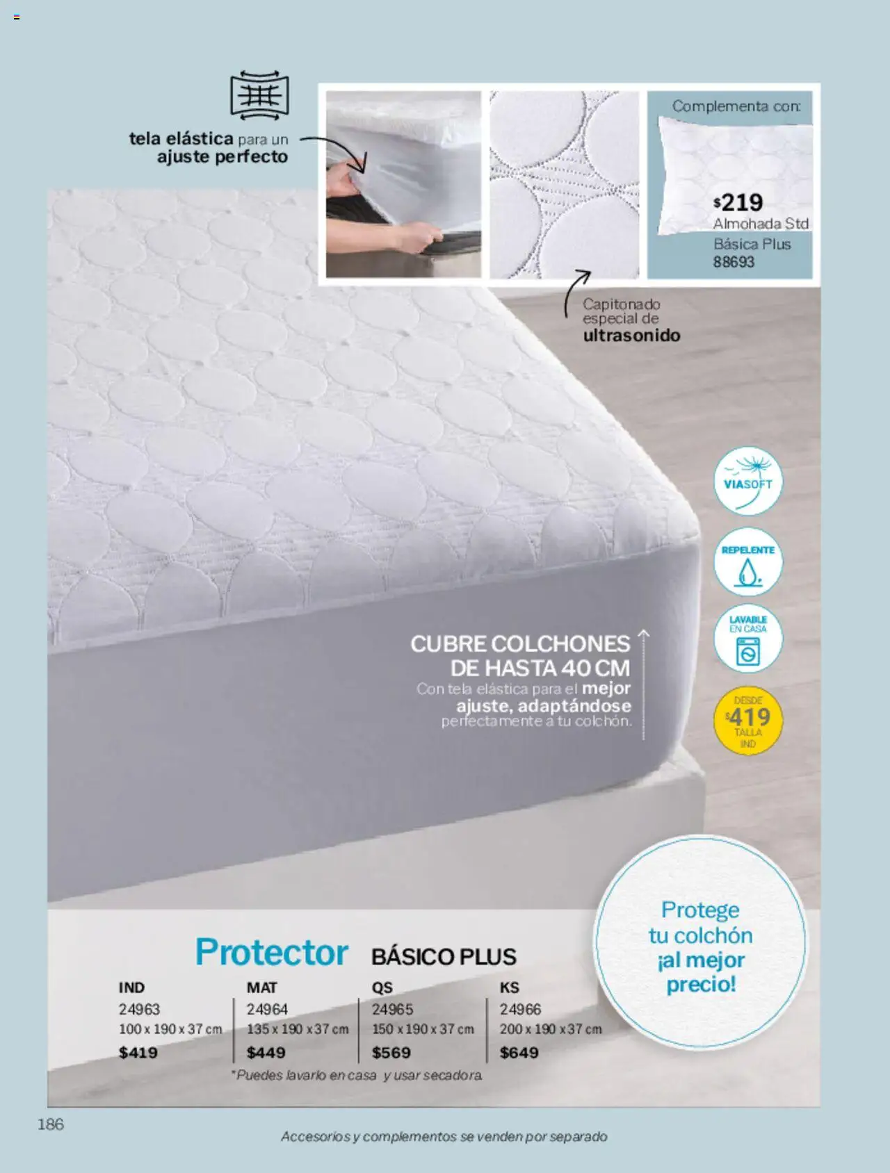 Nuevas ofertas de Vianney válidas en toda la República Mexicana desde el 07.03.2025. ¡Encuentra las mejores ofertas en Vianney catálogo Primavera! | Página: 190 | Productos: Secadora, Repelente, Colchón, Almohada