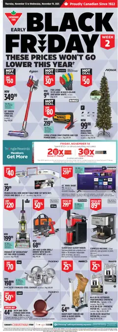 Preview of Canadian Tire Black Friday Flyer from shop Canadian Tire valid from 13.11.2025
