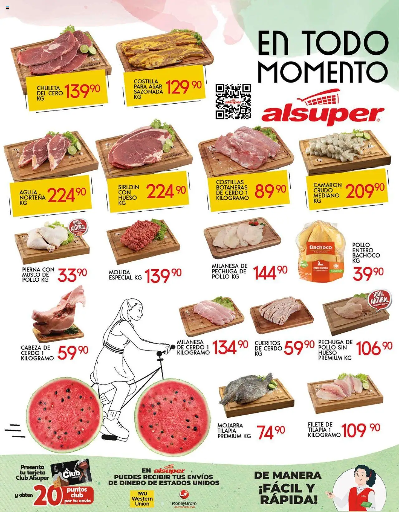 Nuevas ofertas de Alsuper válidas en toda la República Mexicana desde el 17.10.2025. ¡Encuentra las mejores ofertas en Alsuper folleto Zacatecas! | Página: 8 | Productos: Pollo, Milanesa, Cerdo