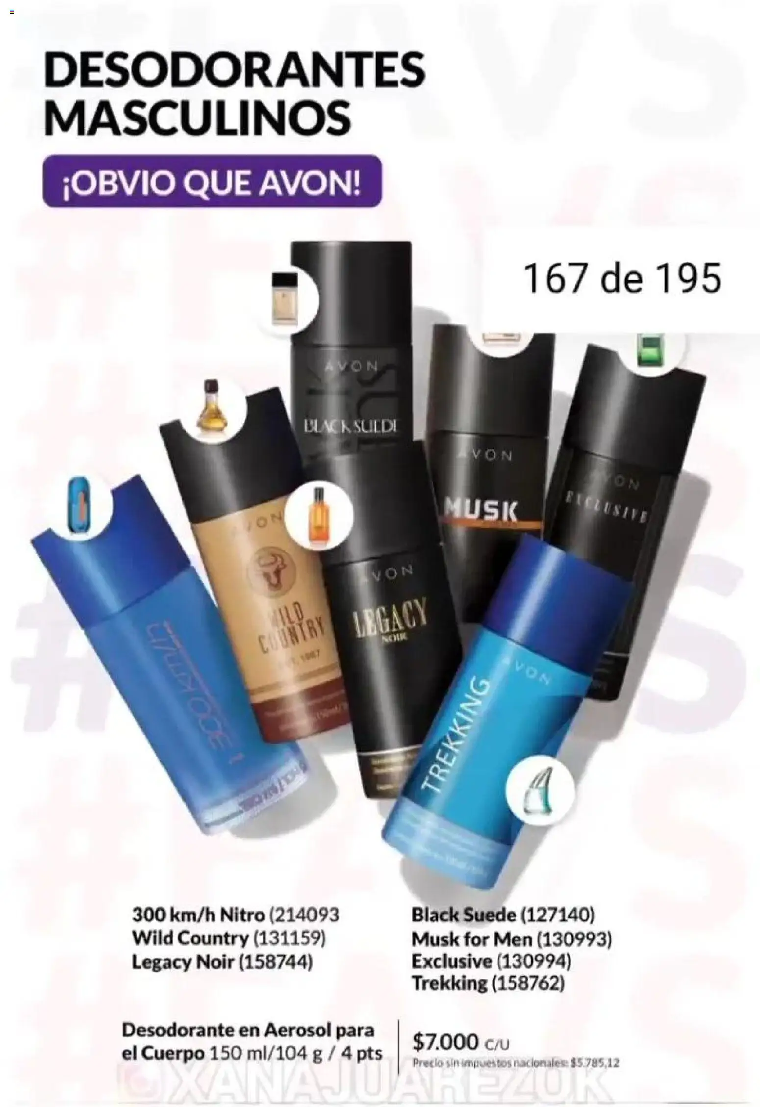 Catálogo AVON Campaña 1/2026 │ válido desde el 01.01.2026 | Página: 157 | Productos: Desodorante