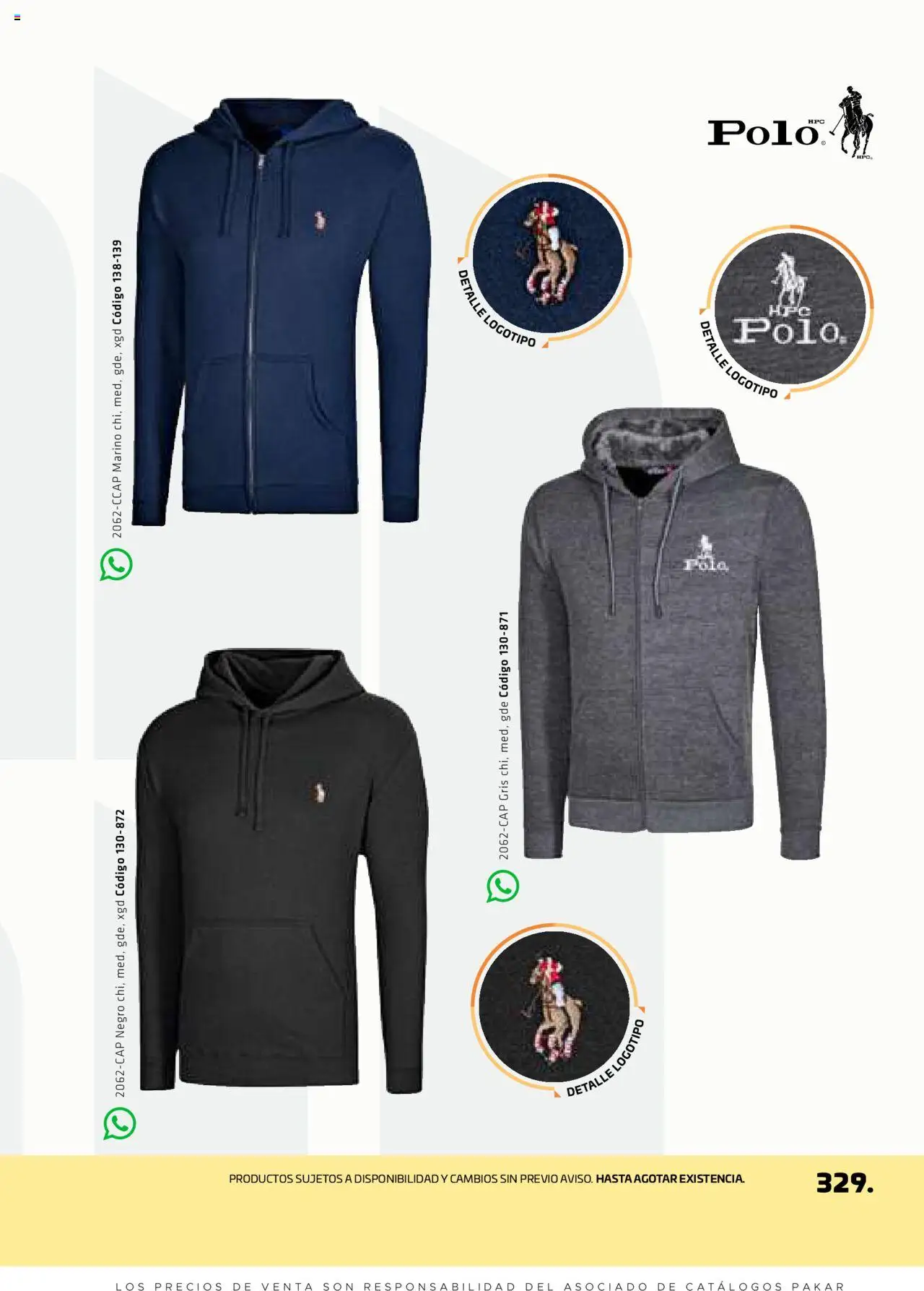 Nuevas ofertas de SC Pakar válidas en toda la República Mexicana desde el 29.08.2025. ¡Encuentra las mejores ofertas en SC Pakar - Catálogo Otoño Men Tomo 1! | Página: 329