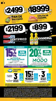 Vista previa Diarco - Especial Locura De Precios válido desde el 30.03.2026 | Página: 2 | Productos: Lavandina, Lima, General, Pan