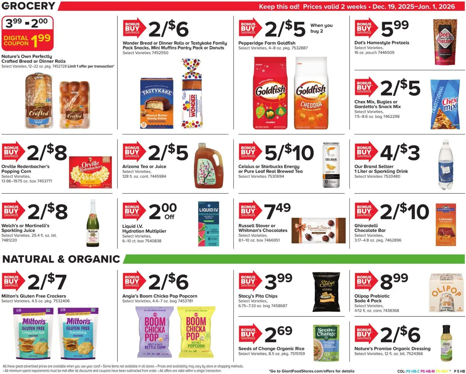 Giant Weekly Ad - valid from 19.12.2025 | Page: 14 | Products: Juice, Beer, Chips, Kettle