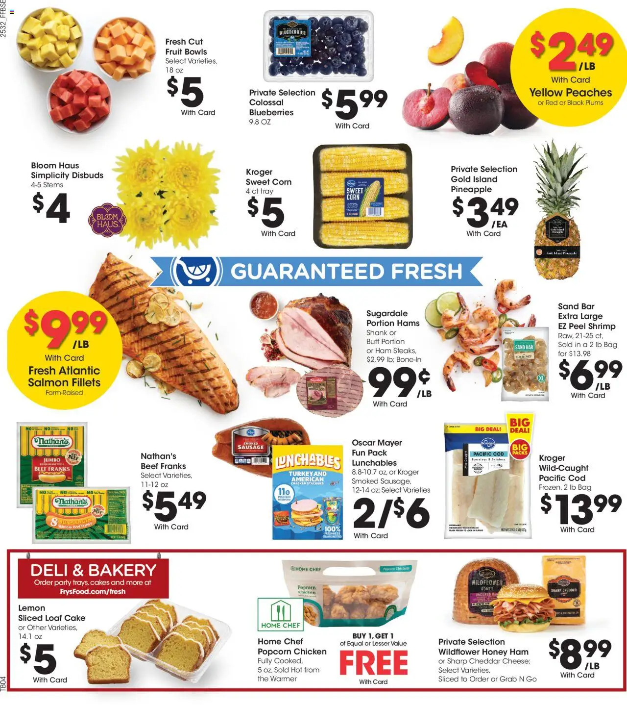 Fry's Food Weekly Ad - valid from 10.09.2025 | Page: 11 | Products: Corn, Peaches, Blueberries, Bag