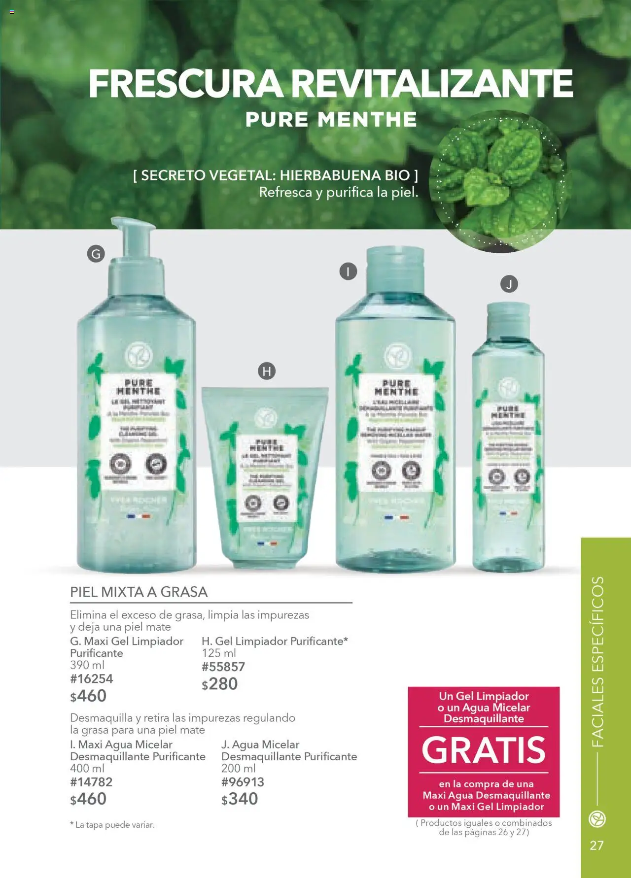Nuevas ofertas de Yves Rocher válidas en toda la República Mexicana desde el 18.09.2025. ¡Encuentra las mejores ofertas en Yves Rocher - Campaña 13 2025! | Página: 27 | Productos: Agua, Desmaquillante, Limpiador, Mate