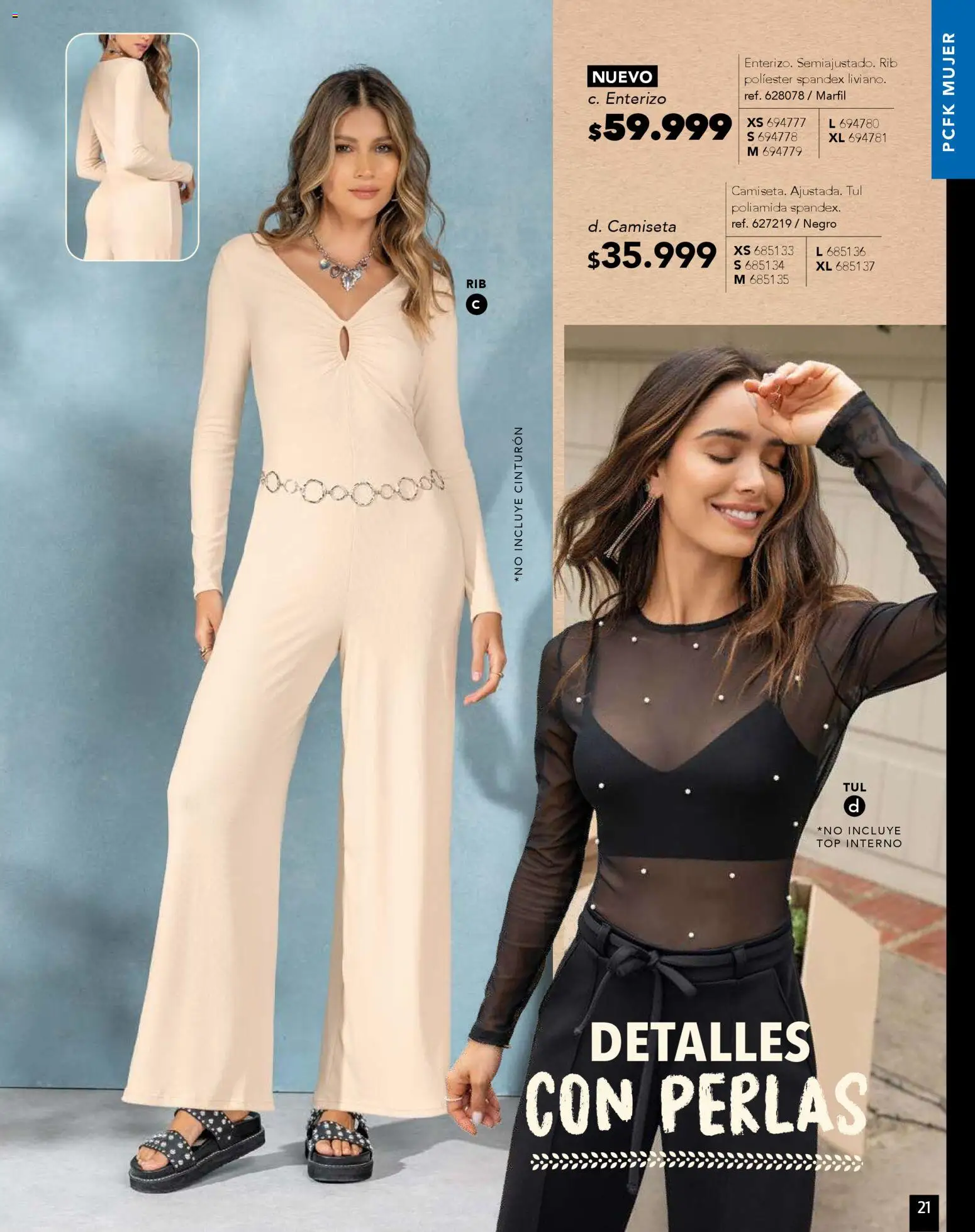 Pacifika revista - valida desde el 01.11.2025 | Página: 21 | Productos: Cinturón, Camiseta, Top, Enterizo