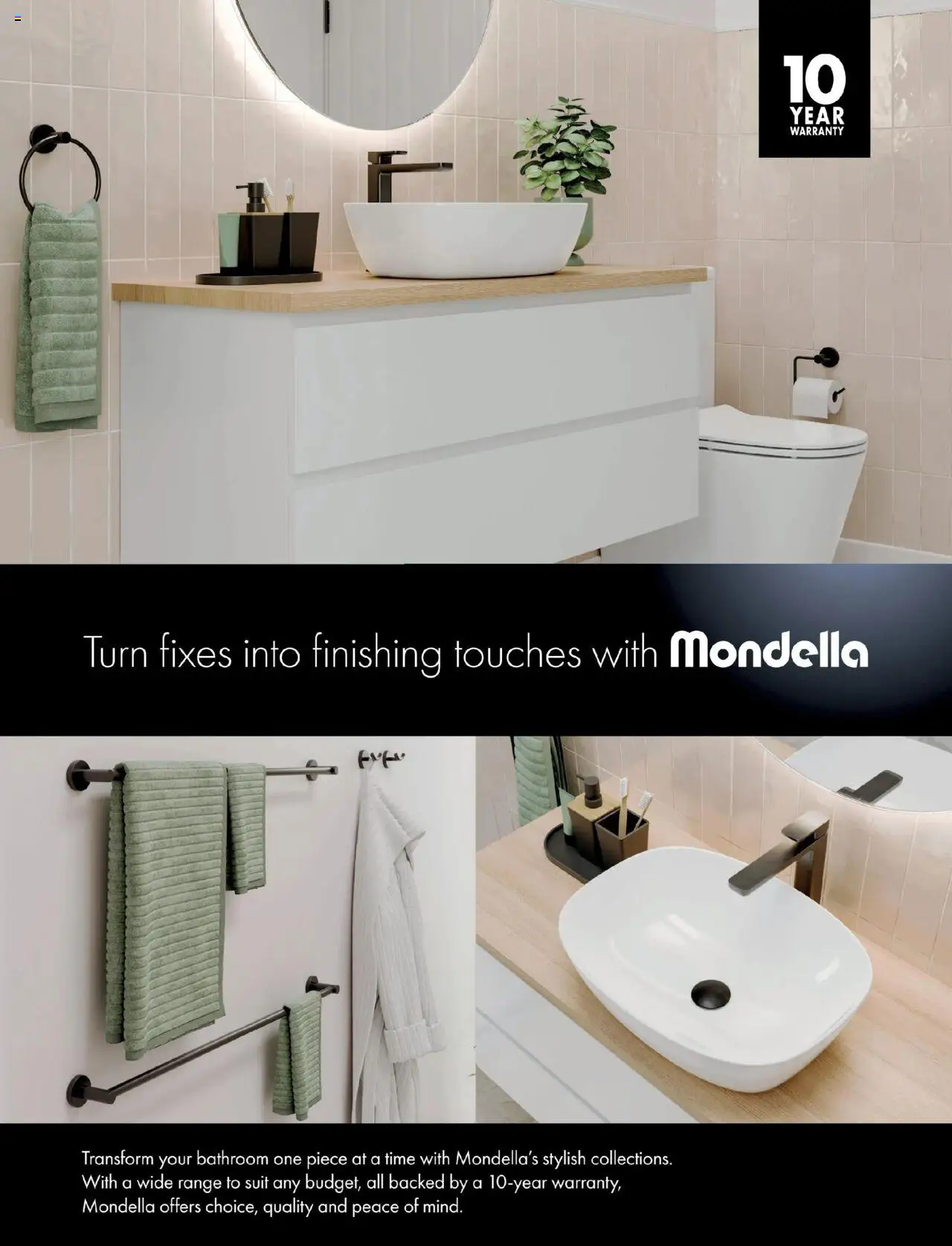 Bunnings Warehouse catalogue - valid from 01.07.2025 | Page: 3 | Products: One piece, Suit, Bathroom