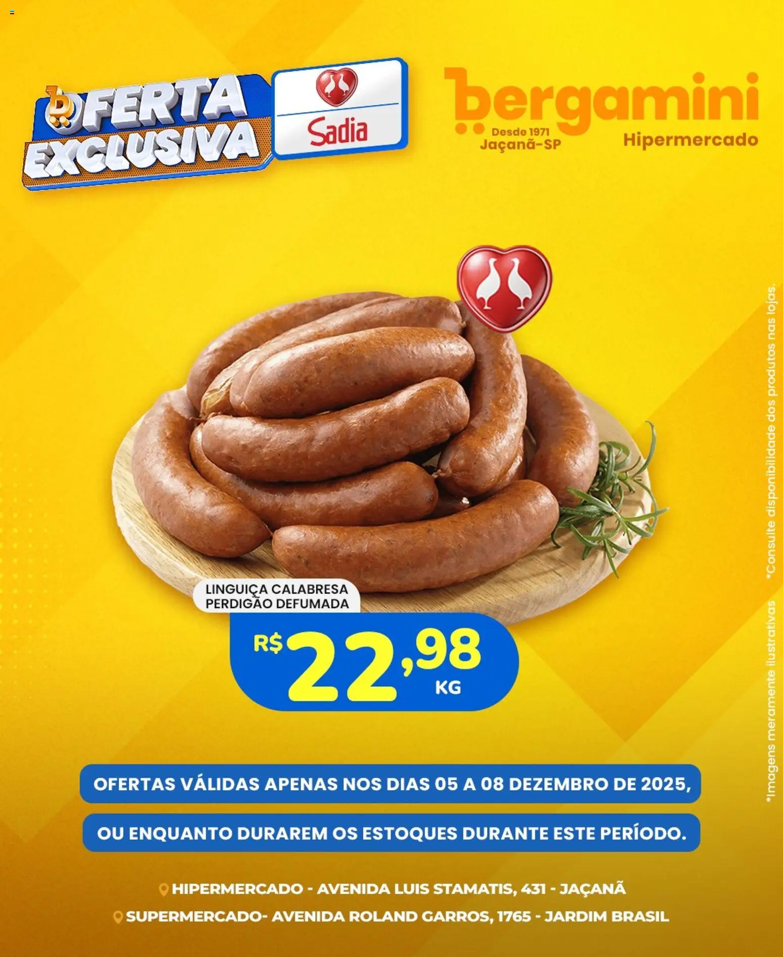 Supermercado Bergamini Folheto - válido de 05.12.2025 | Página: 6 | Produtos: Linguiça