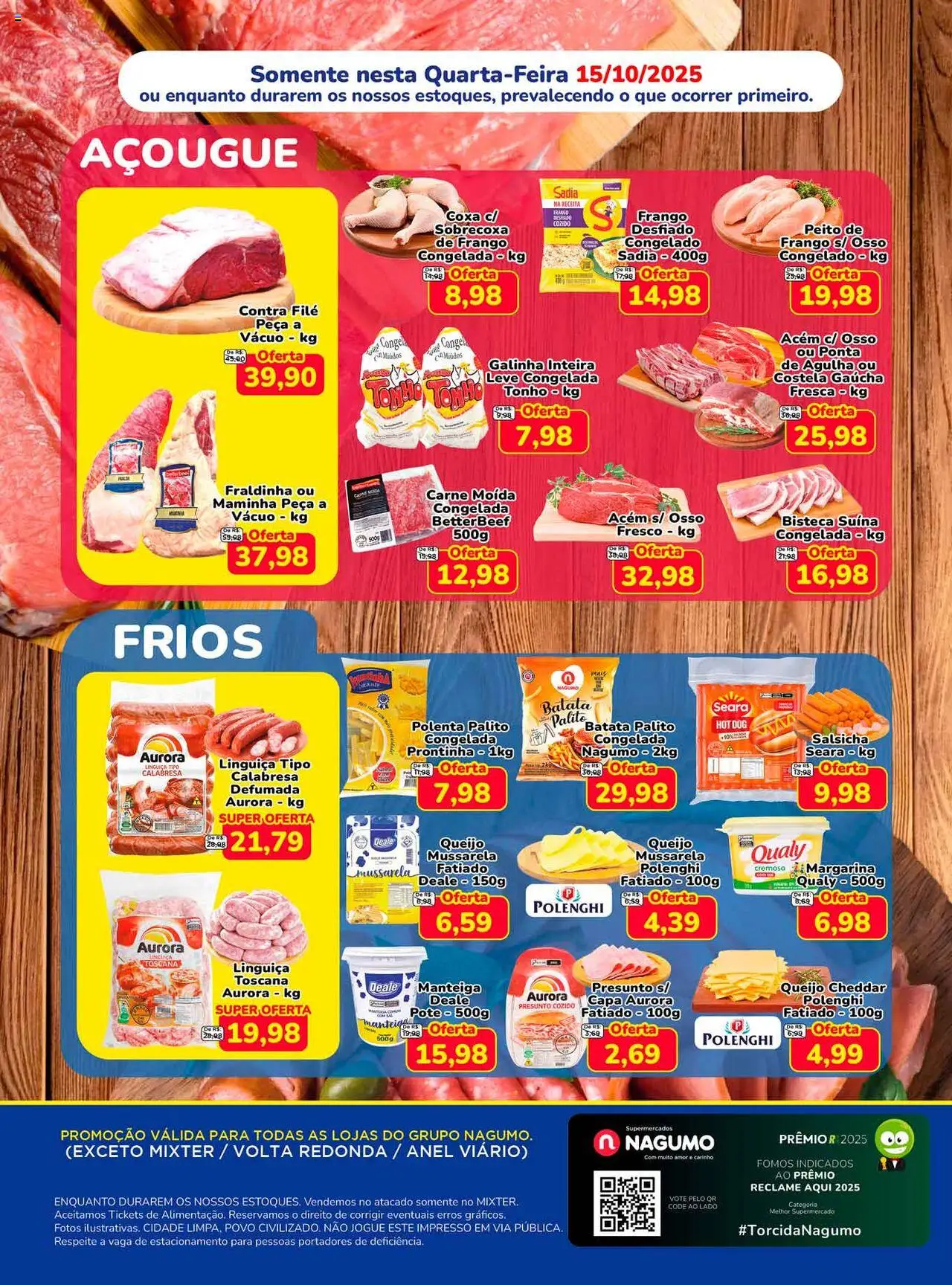 Nagumo Folheto - válido de 15.10.2025 | Página: 2 | Produtos: Anel, Linguiça, Fraldinha, Mussarela