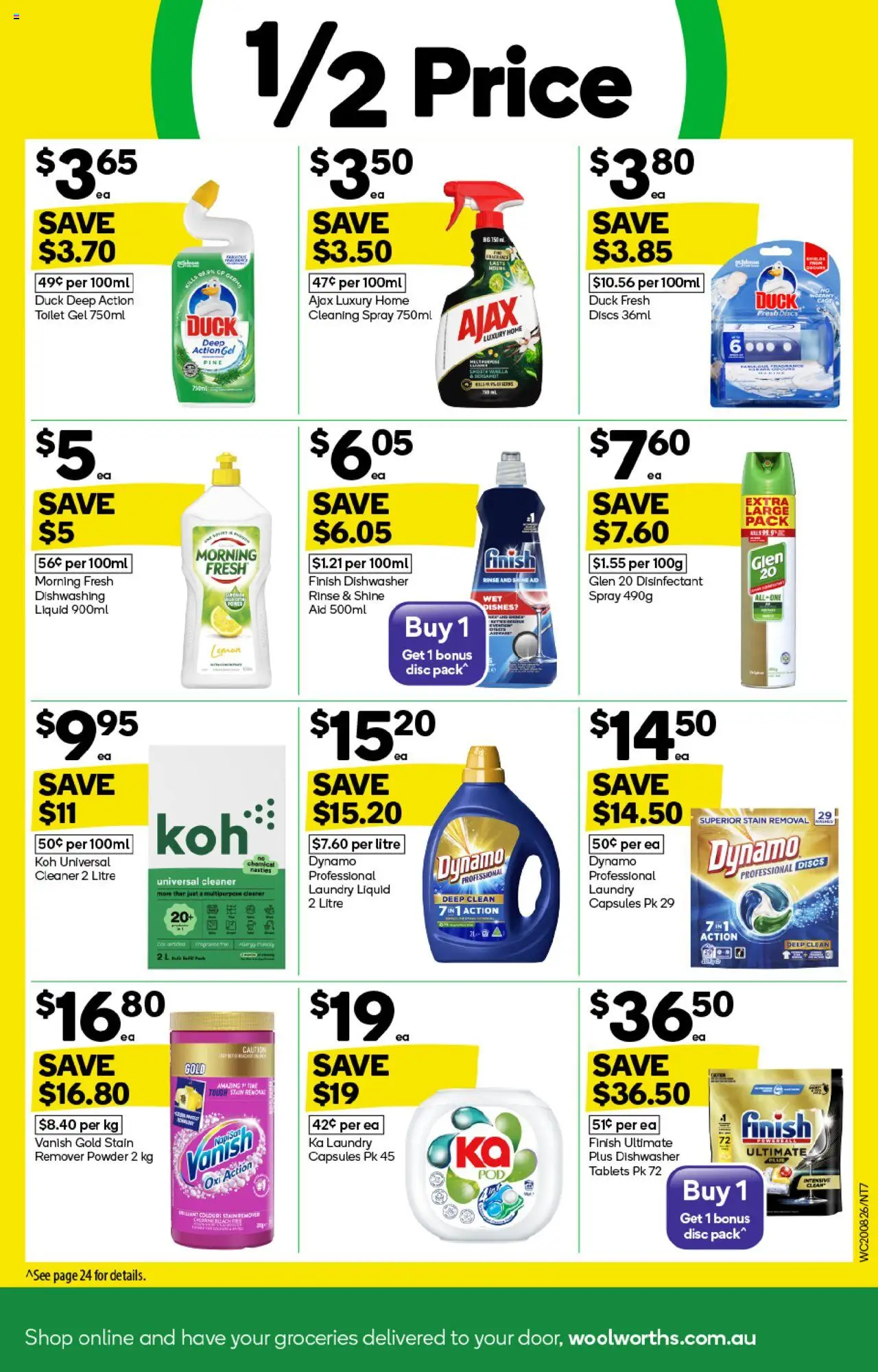 Woolworths catalogue - valid from 20.08.2025 | Page: 7 | Products: Cleaner, Duck, Laundry, Multipurpose