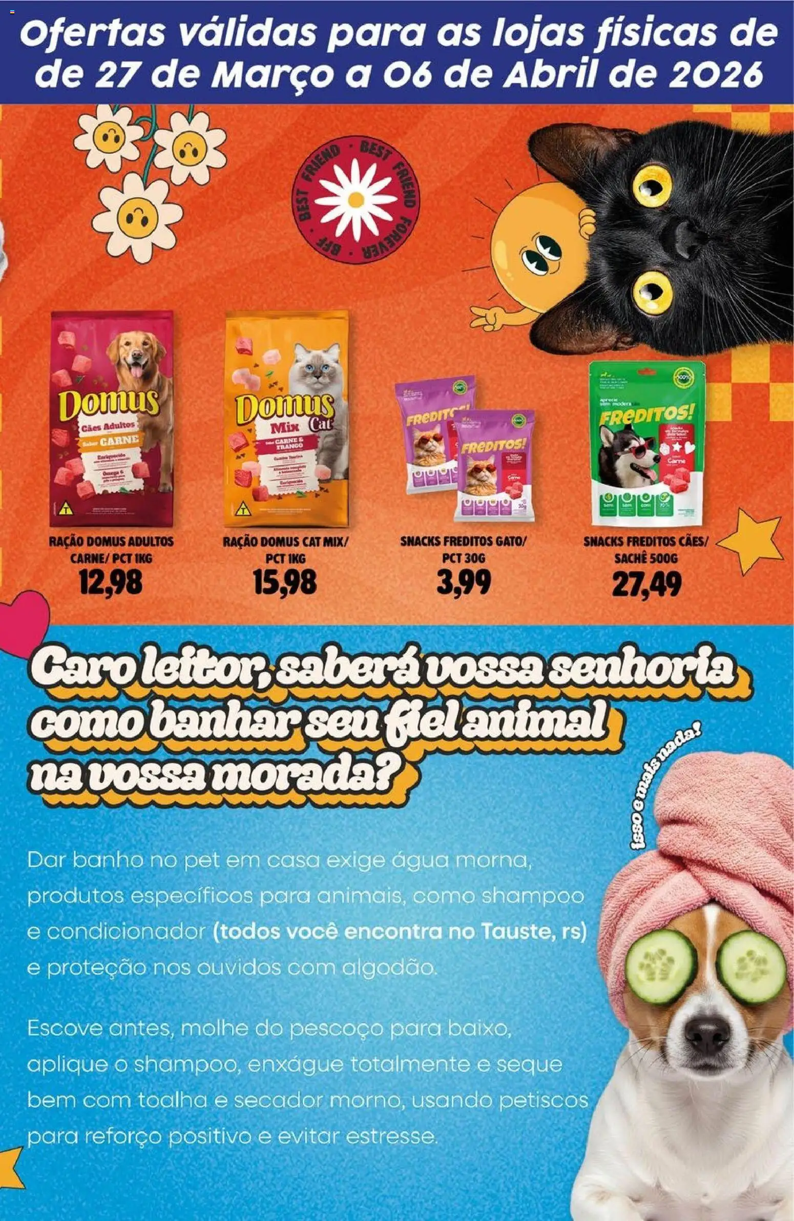 Tauste Folheto - válido de 27.03.2026 | Página: 7 | Produtos: Secador, Shampoo, Condicionador, Carne