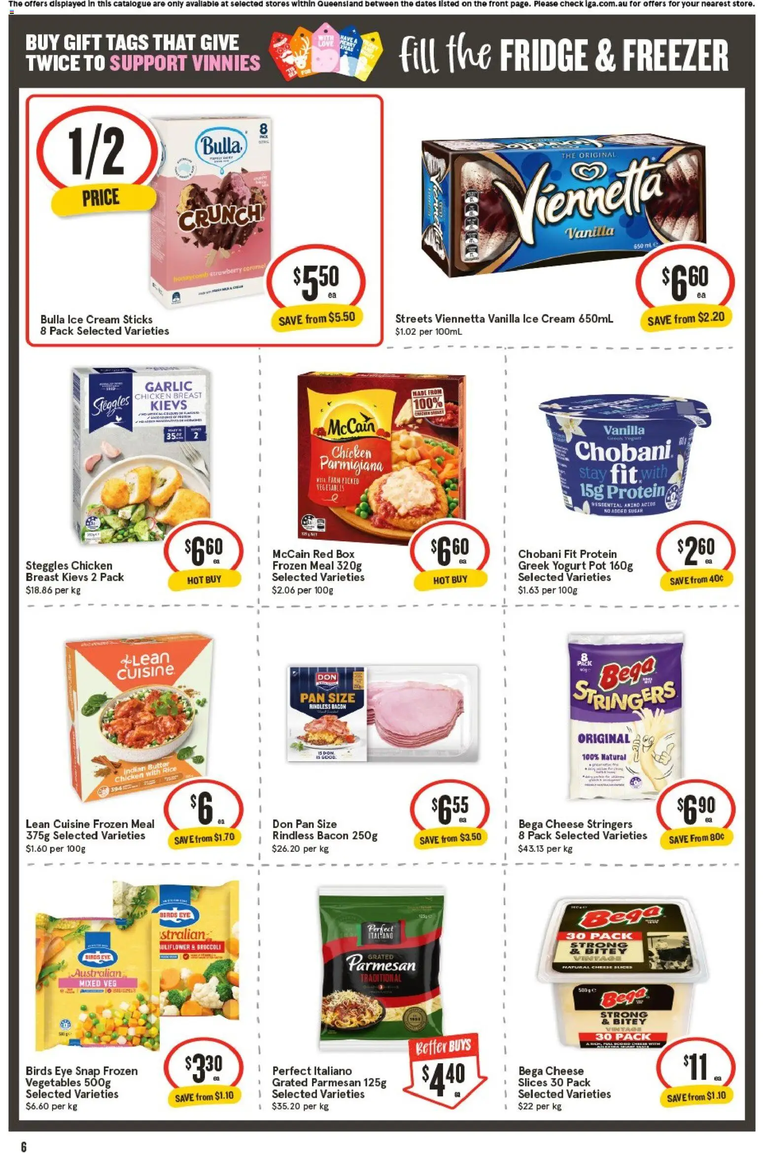 IGA catalogue - valid from 19.11.2025 | Page: 7 | Products: Bacon, Rice, Cream, Garlic