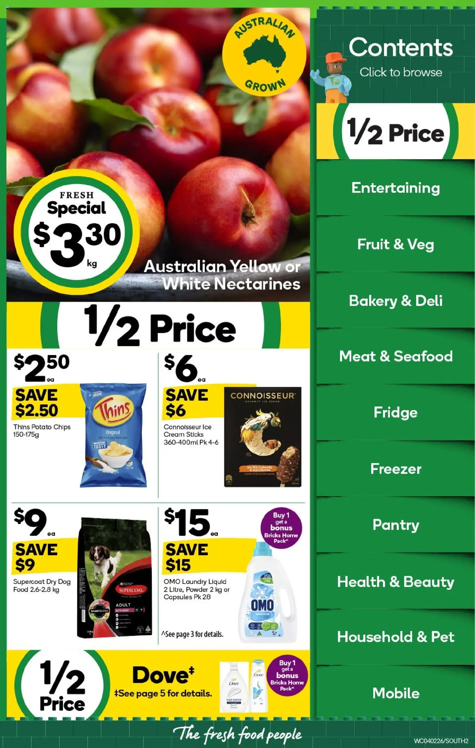 Woolworths catalogue - valid from 04.02.2026 | Page: 2 | Products: Cream, Ice cream, Freezer, Bakery